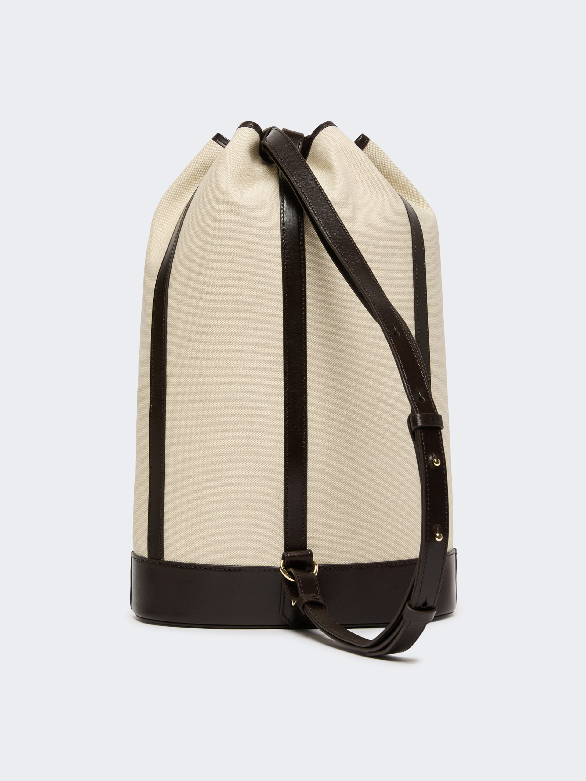 Canvas and leather backpack - Weekend Max Mara - 3