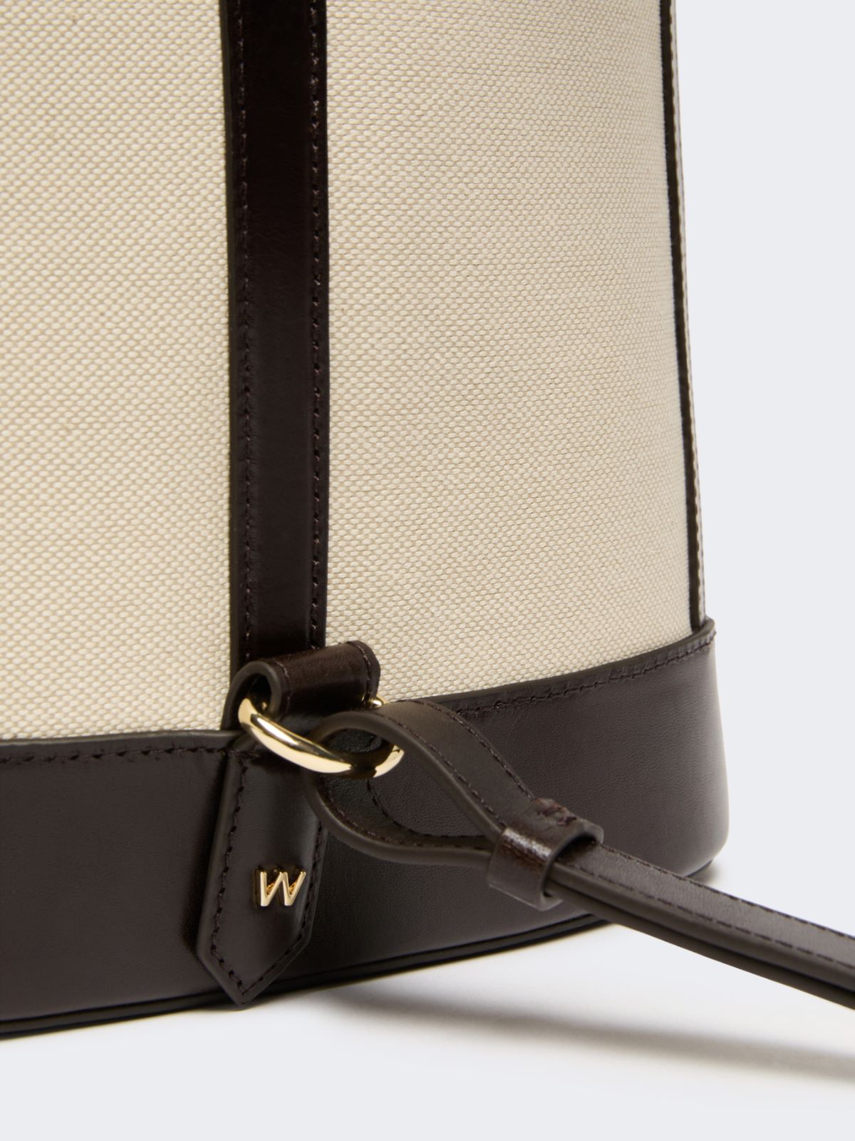 Canvas and leather backpack - BEIGE - Weekend - 4