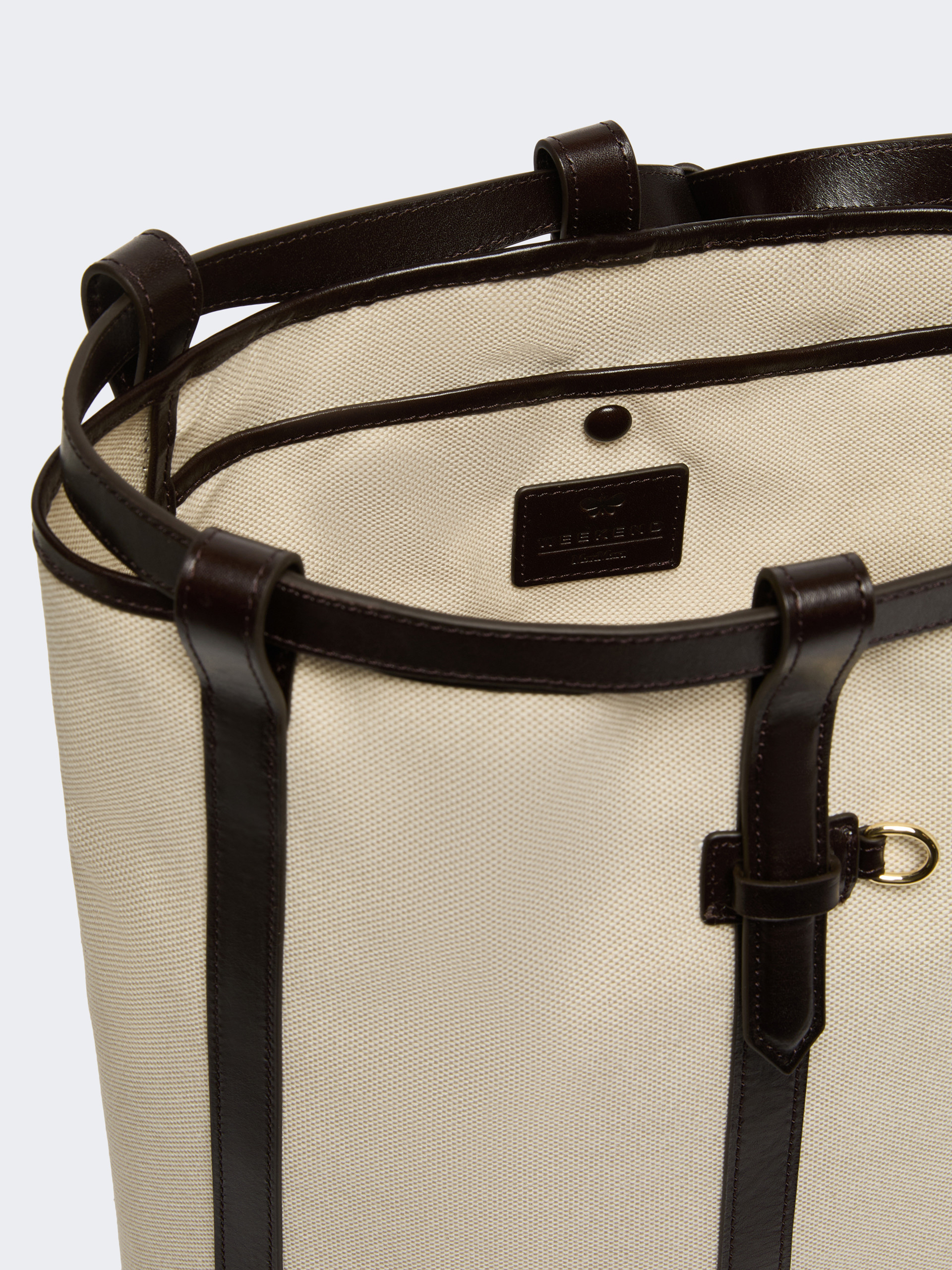 Canvas and leather backpack - Weekend Max Mara - 5