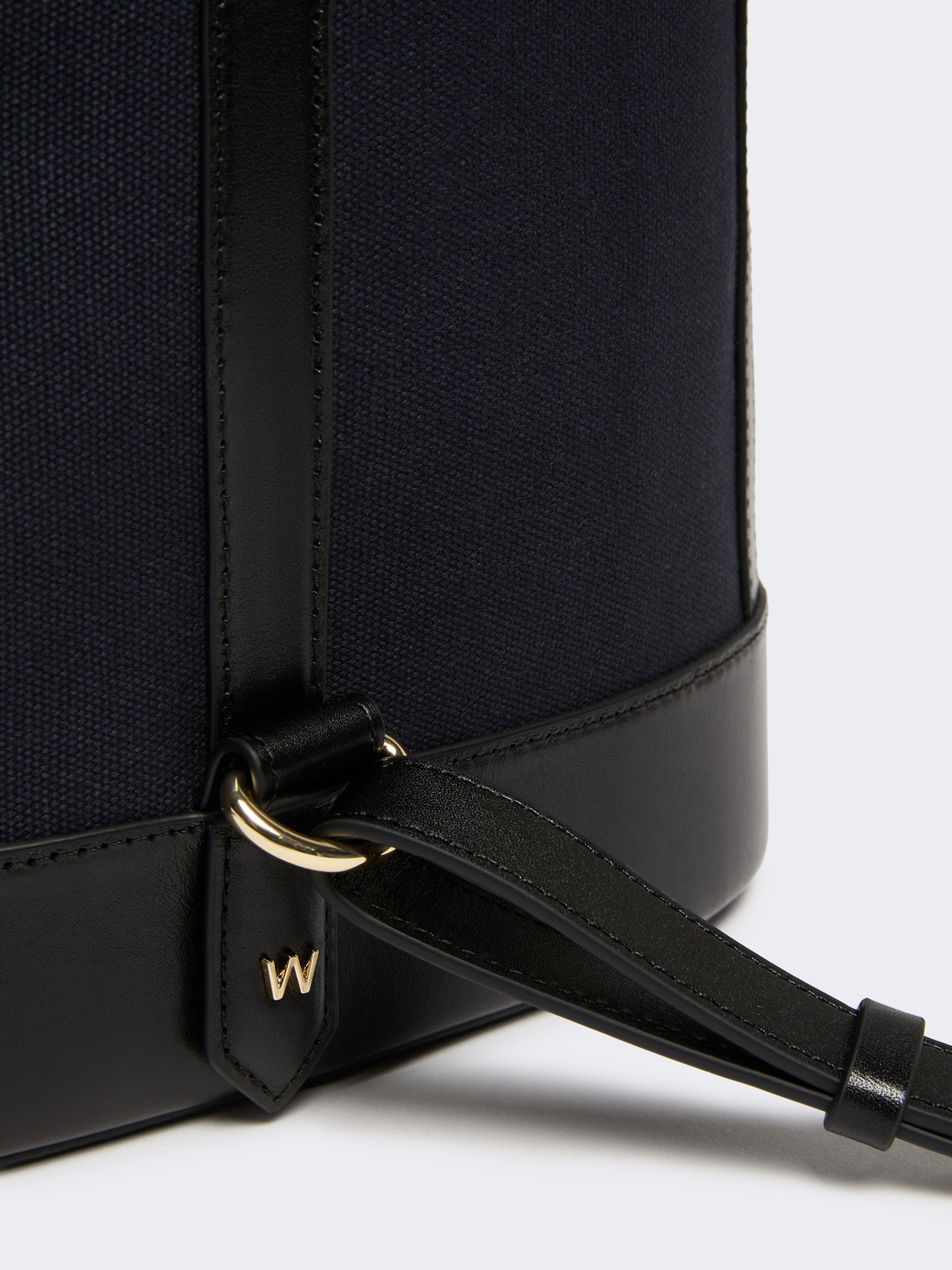 Canvas and leather backpack - ULTRAMARINE - Weekend Max Mara - 4