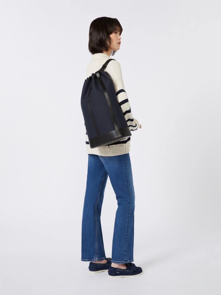 Canvas and leather backpack - Weekend - 2