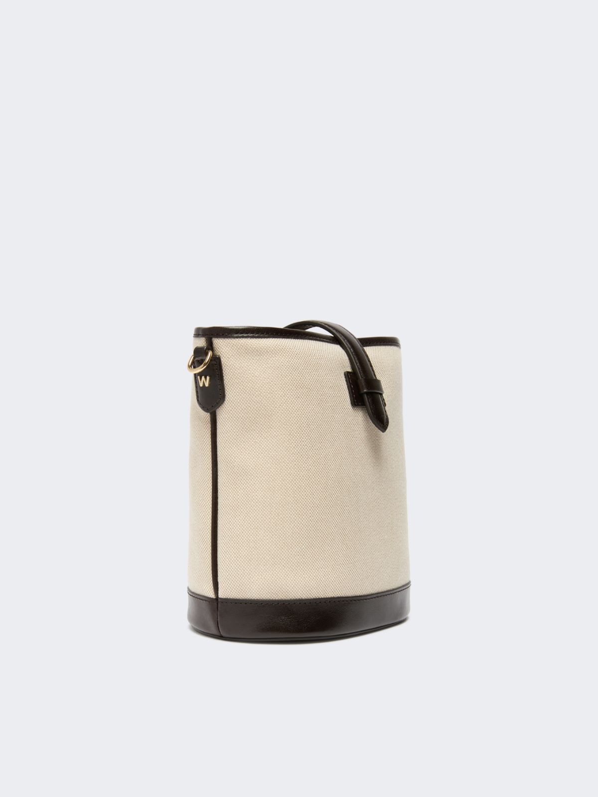 Small canvas and leather bucket bag - BEIGE - Weekend - 6