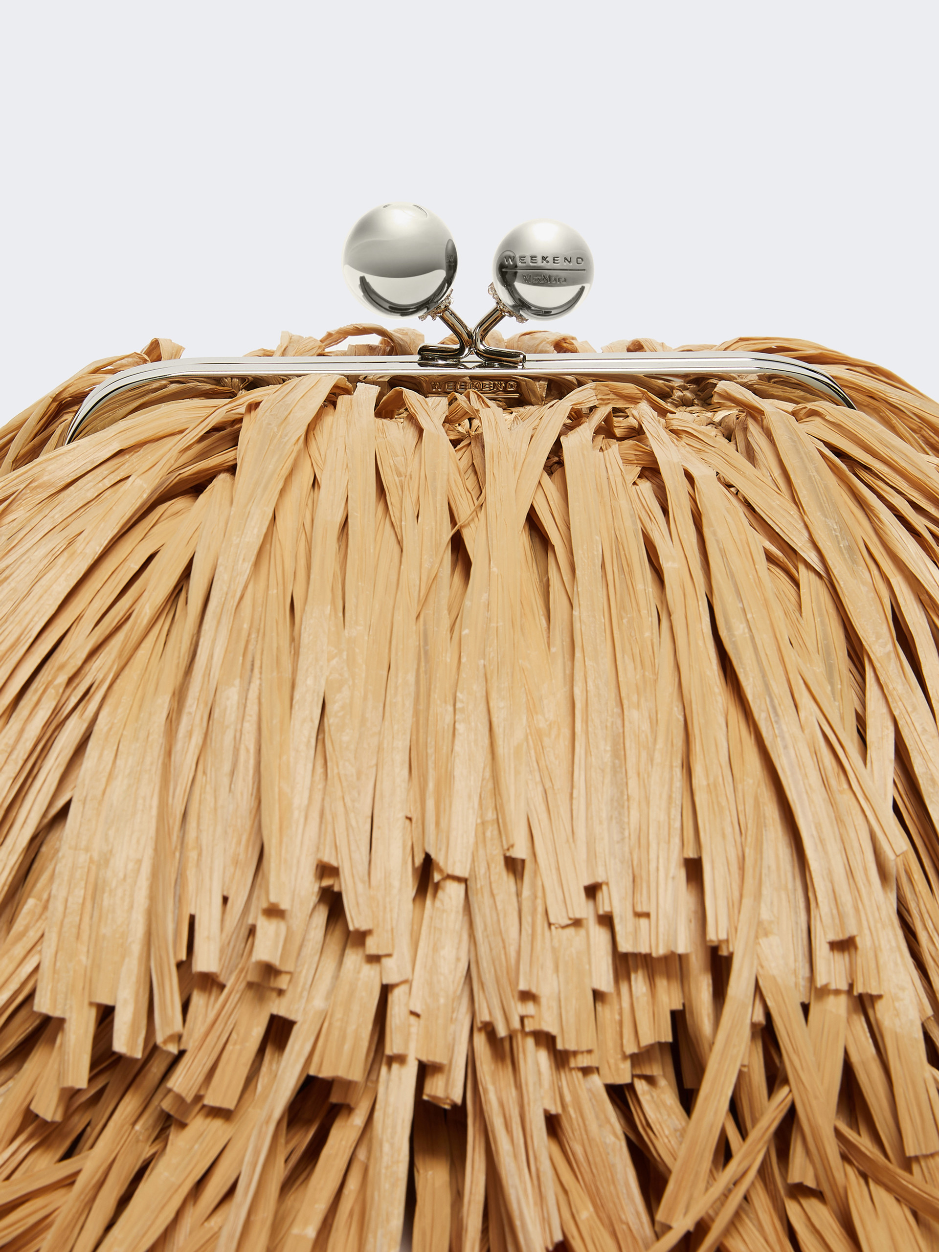 Small Pasticcino Bag with fringes - BEIGE - Weekend Max Mara - 5
