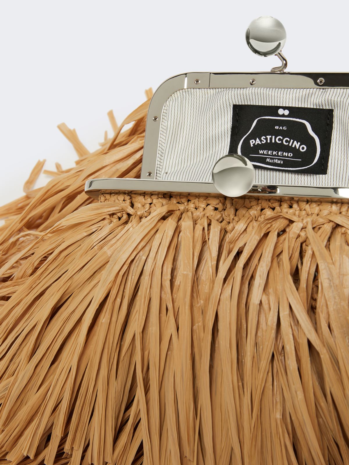 Small Pasticcino Bag with fringes - BEIGE - Weekend - 6