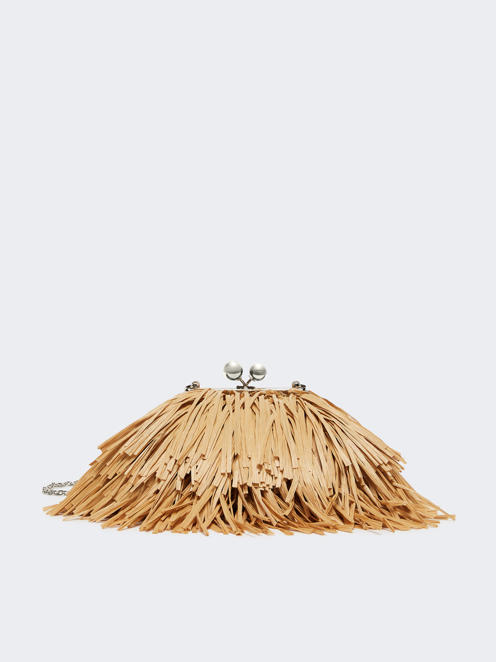 Small Pasticcino Bag with fringes - BEIGE - Weekend Max Mara
