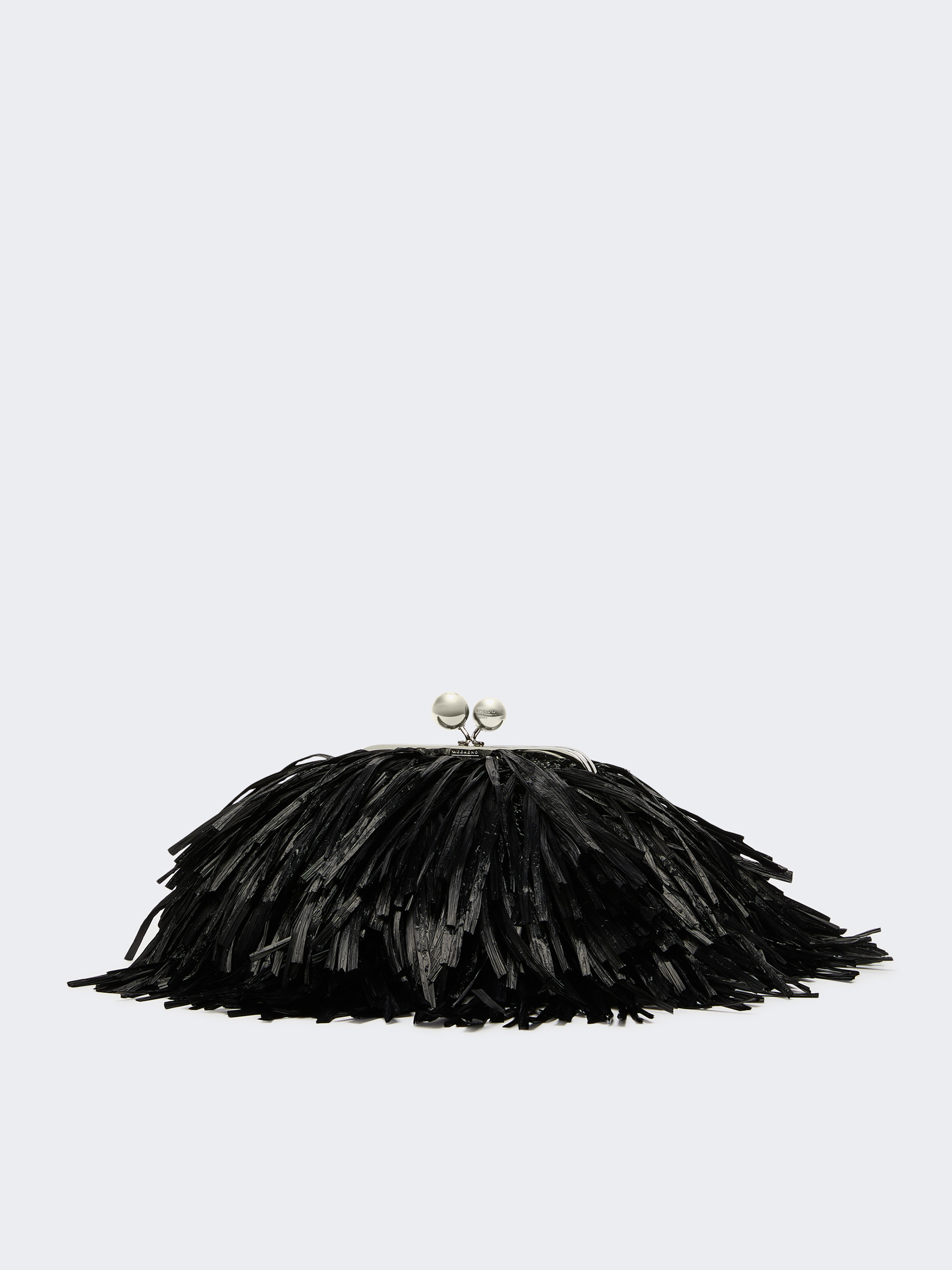 Small Pasticcino Bag with fringes - BLACK - Weekend Max Mara - 2