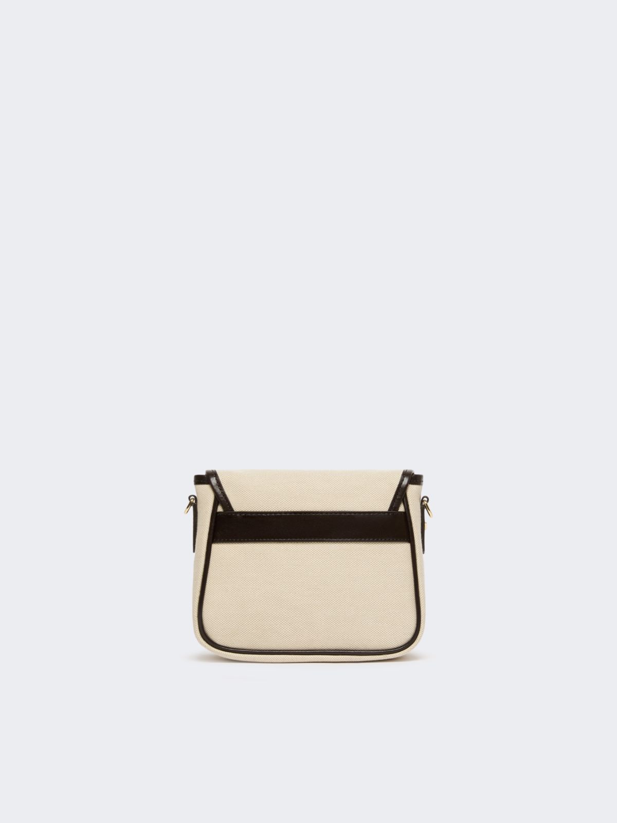 Small canvas and leather crossbody bag - BEIGE - Weekend - 3