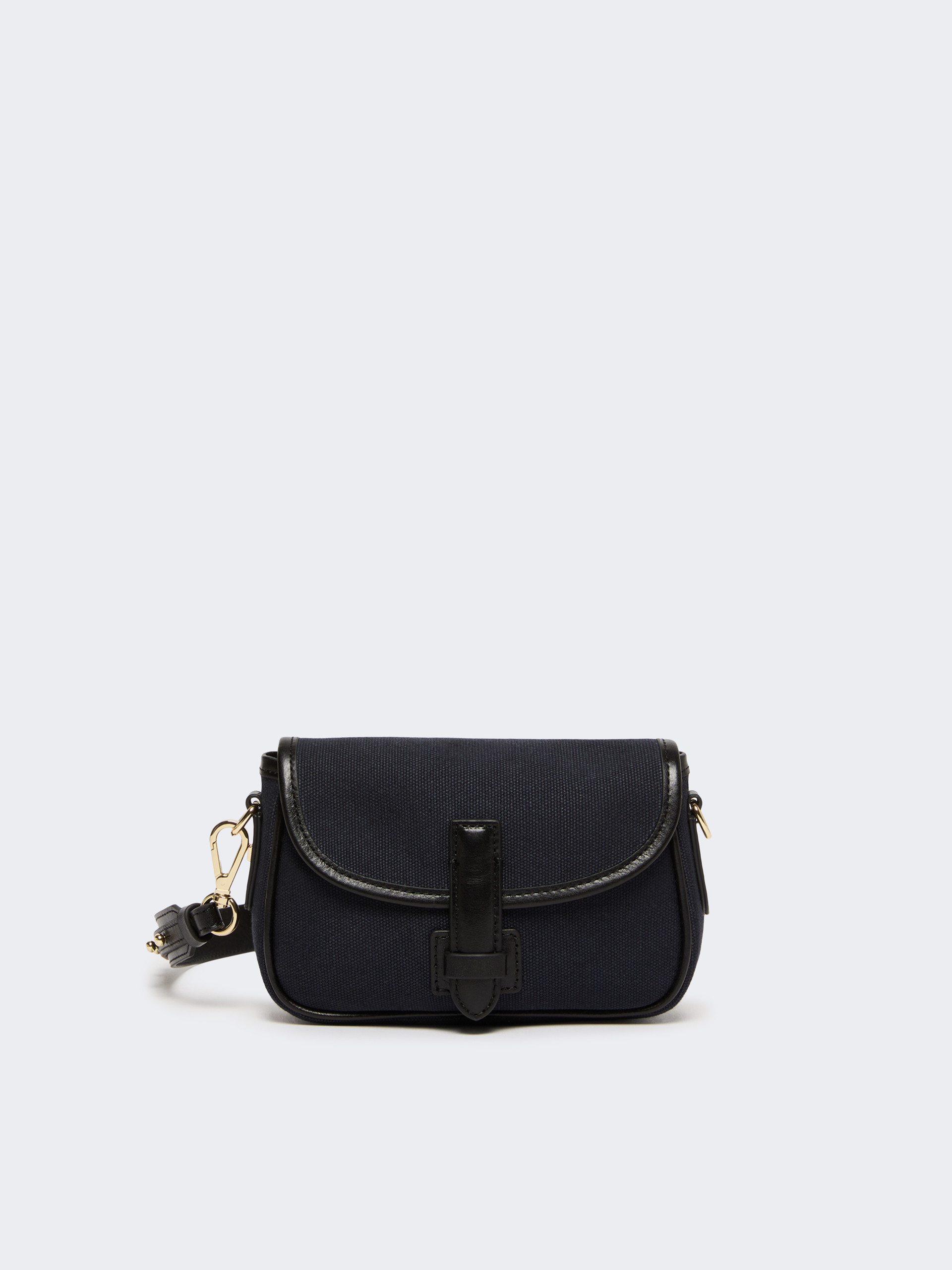 Borsa a tracolla micro in canvas e pelle - Weekend Max Mara