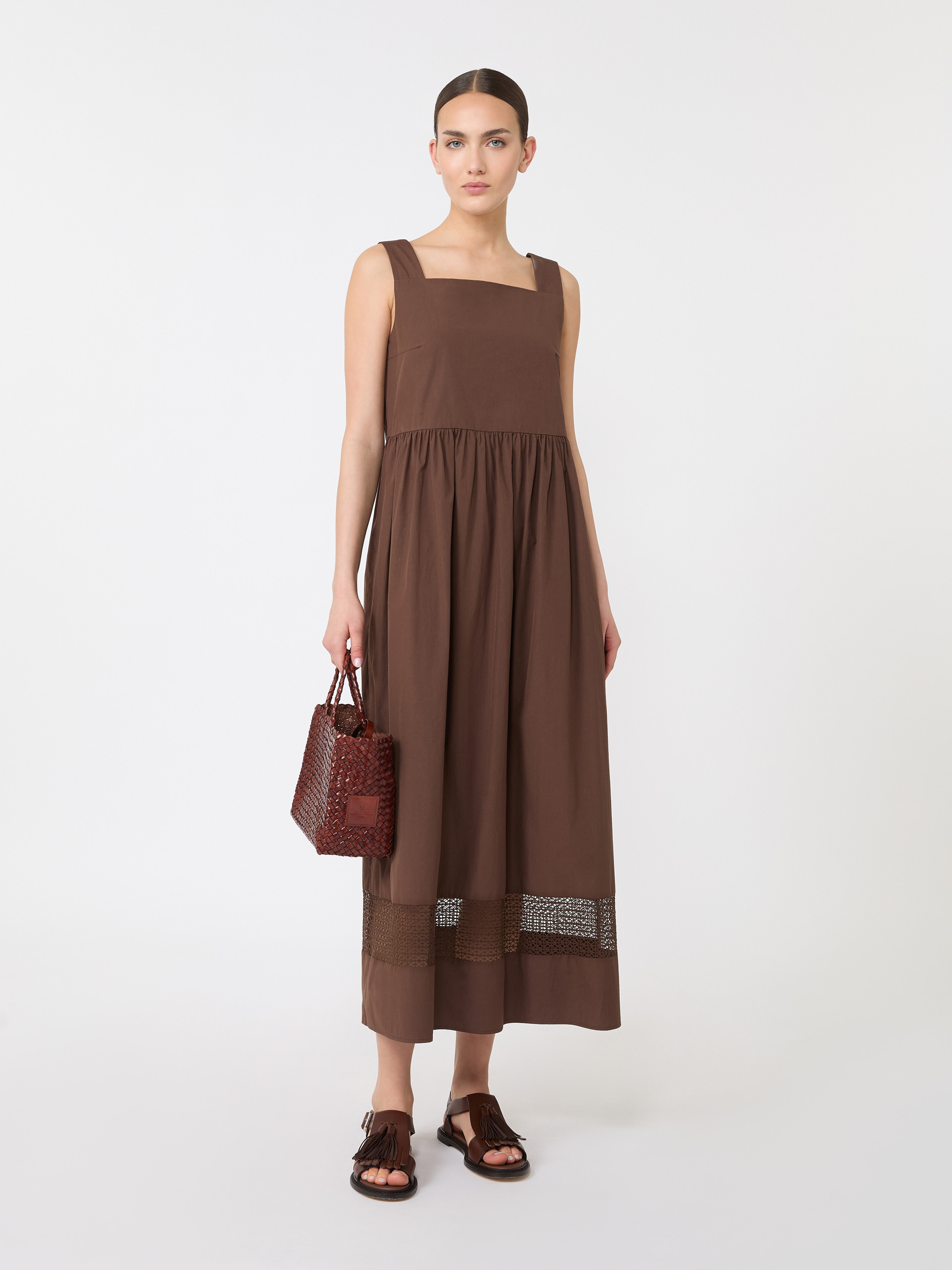 Woven leather bag - TOBACCO - Weekend Max Mara - 6