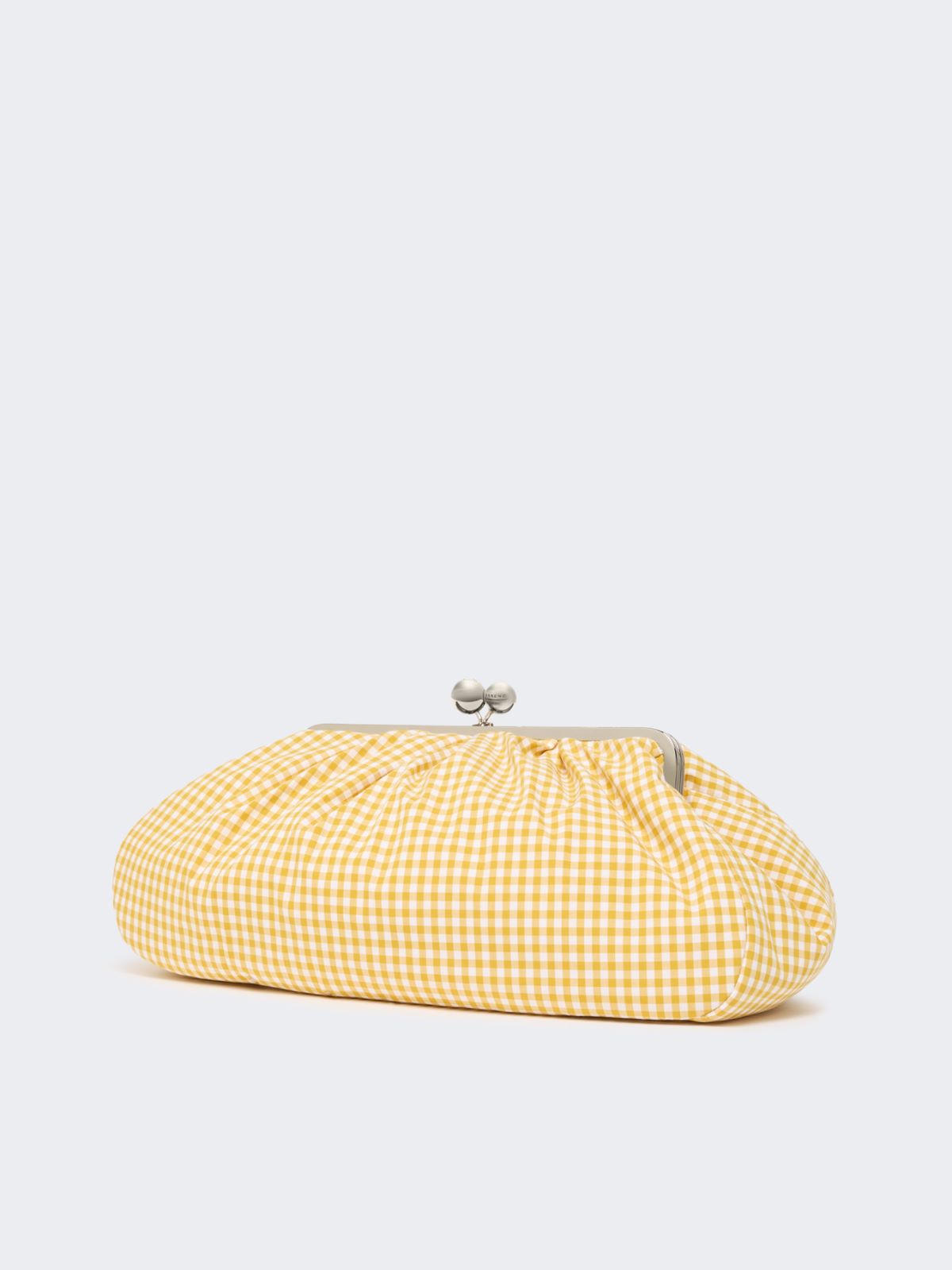 Large gingham cotton Pasticcino Bag - YELLOW - Weekend - 2