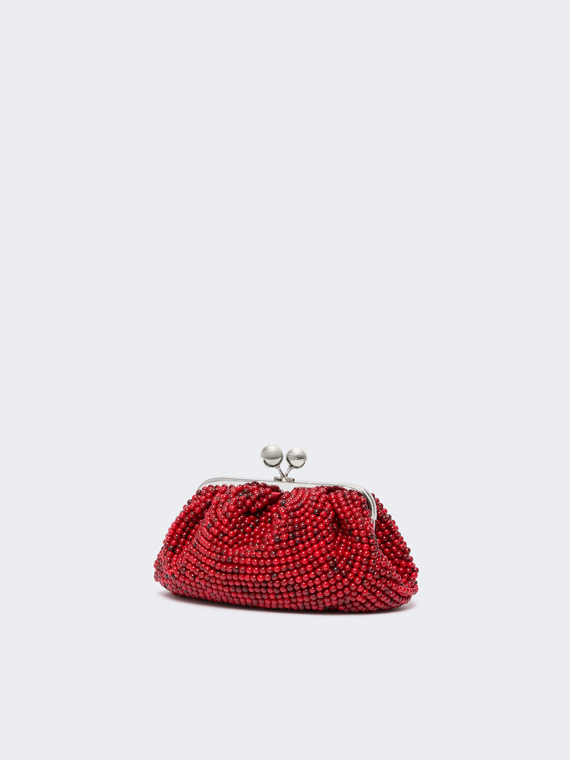 Small Pasticcino Bag with embroidered resin pearls - CORAL - Weekend Max Mara - 2