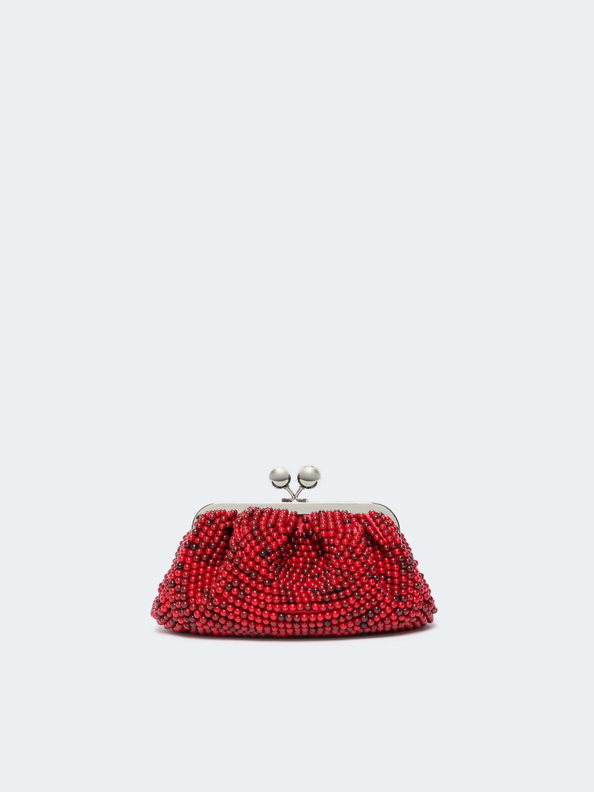Small Pasticcino Bag with embroidered resin pearls - CORAL - Weekend Max Mara - 3
