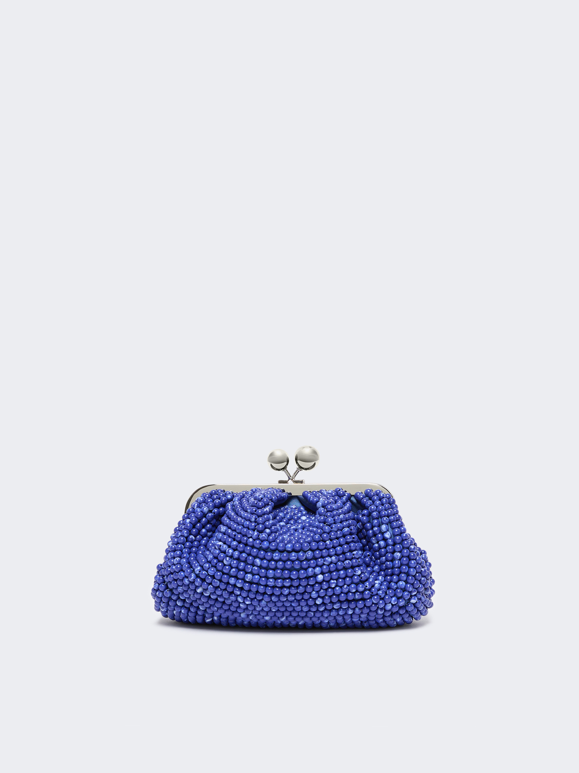 Small Pasticcino Bag with embroidered resin pearls - MIDNIGHTBLUE - Weekend Max Mara - 3