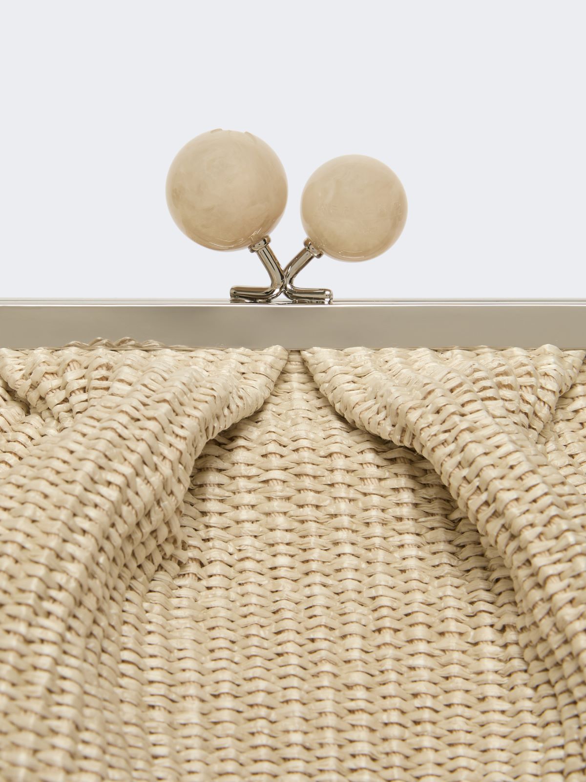 Large raffia-effect Pasticcino bag - TURTLEDOVE - Weekend - 5