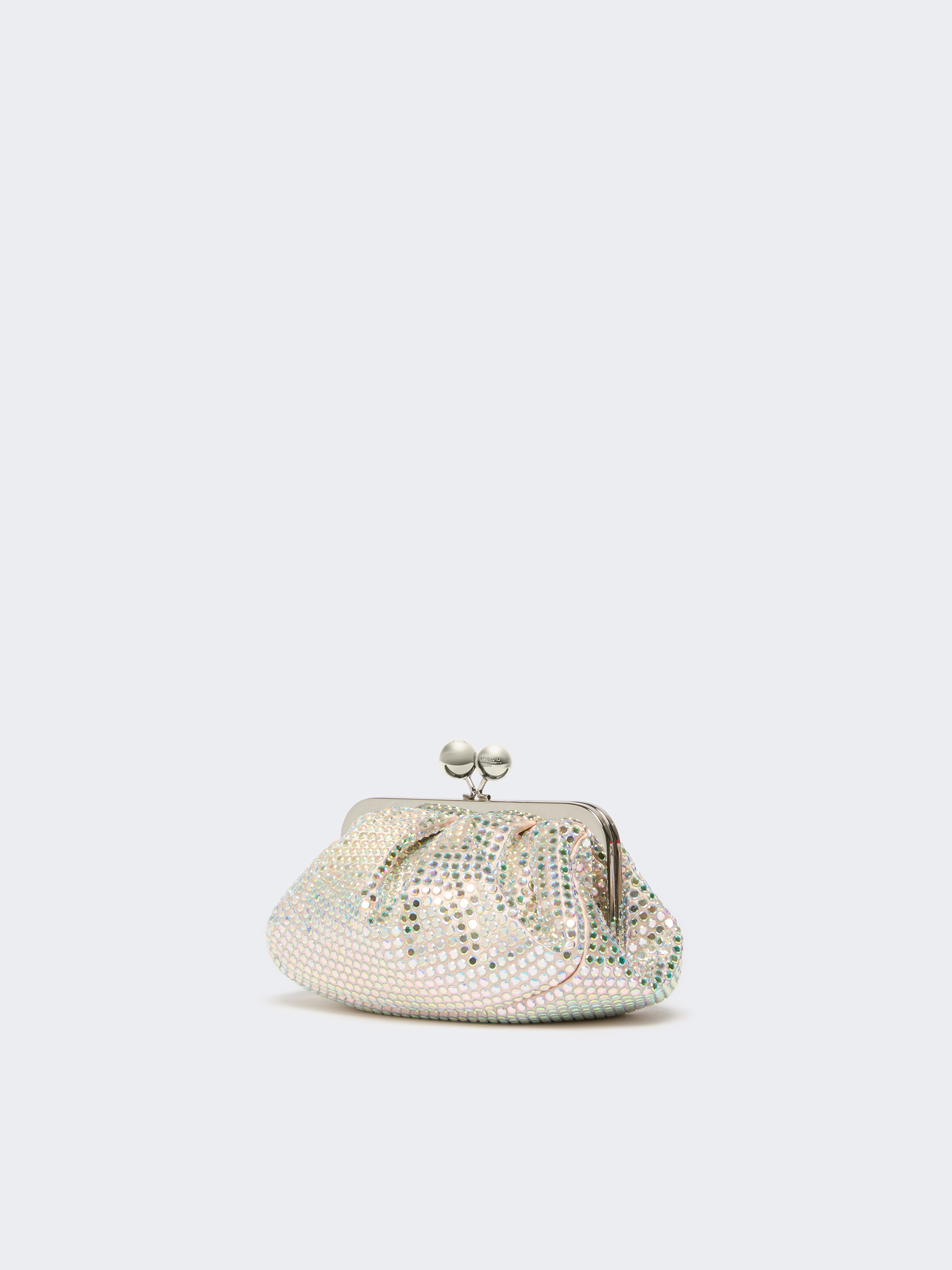 Rhinestone-adorned small satin Pasticcino Bag - ANTIQUE ROSE - Weekend Max Mara - 2