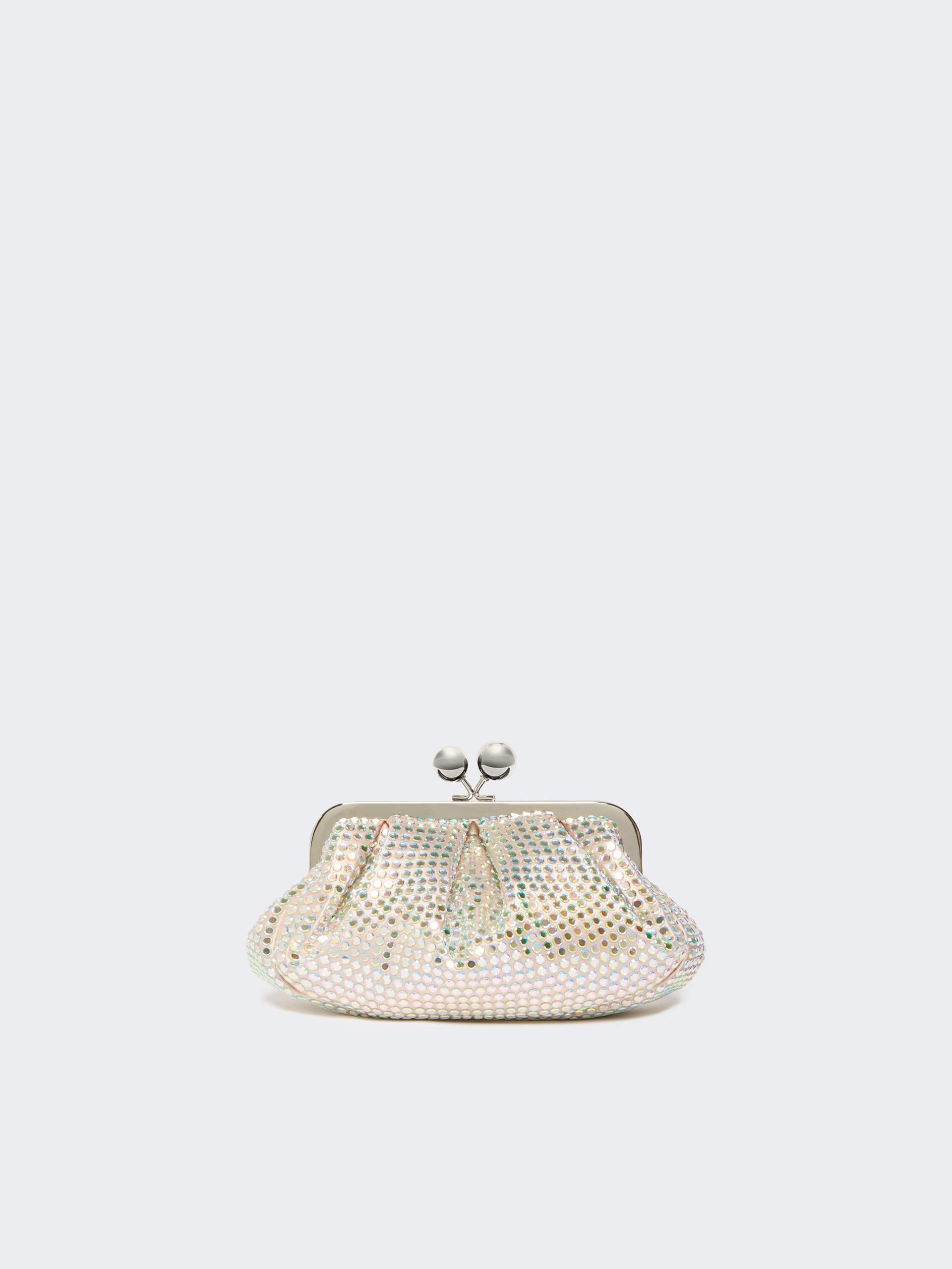 Rhinestone-adorned small satin Pasticcino Bag - ANTIQUE ROSE - Weekend Max Mara - 3