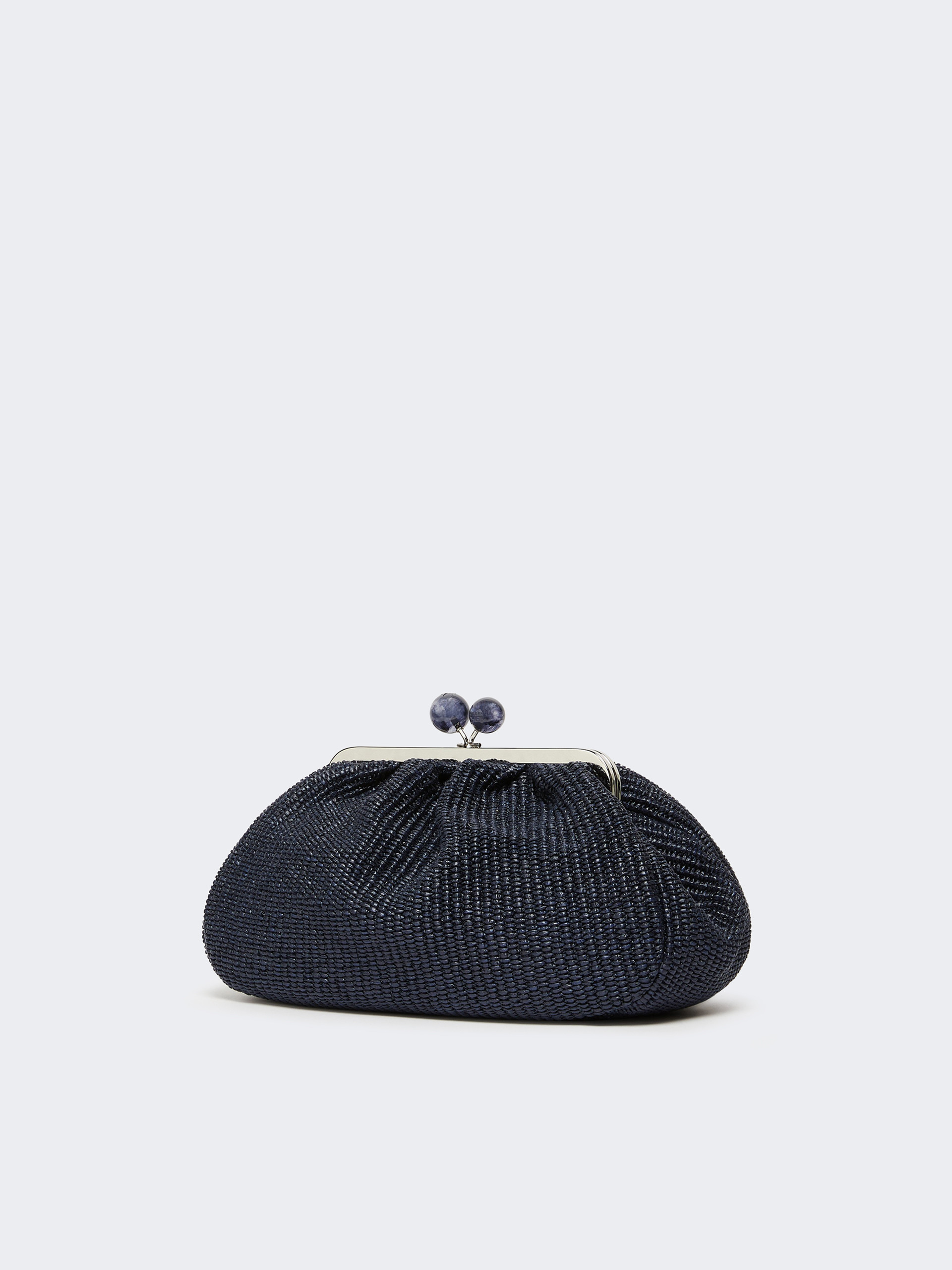 Medium raffia-effect Pasticcino bag - ULTRAMARINE - Weekend Max Mara - 2