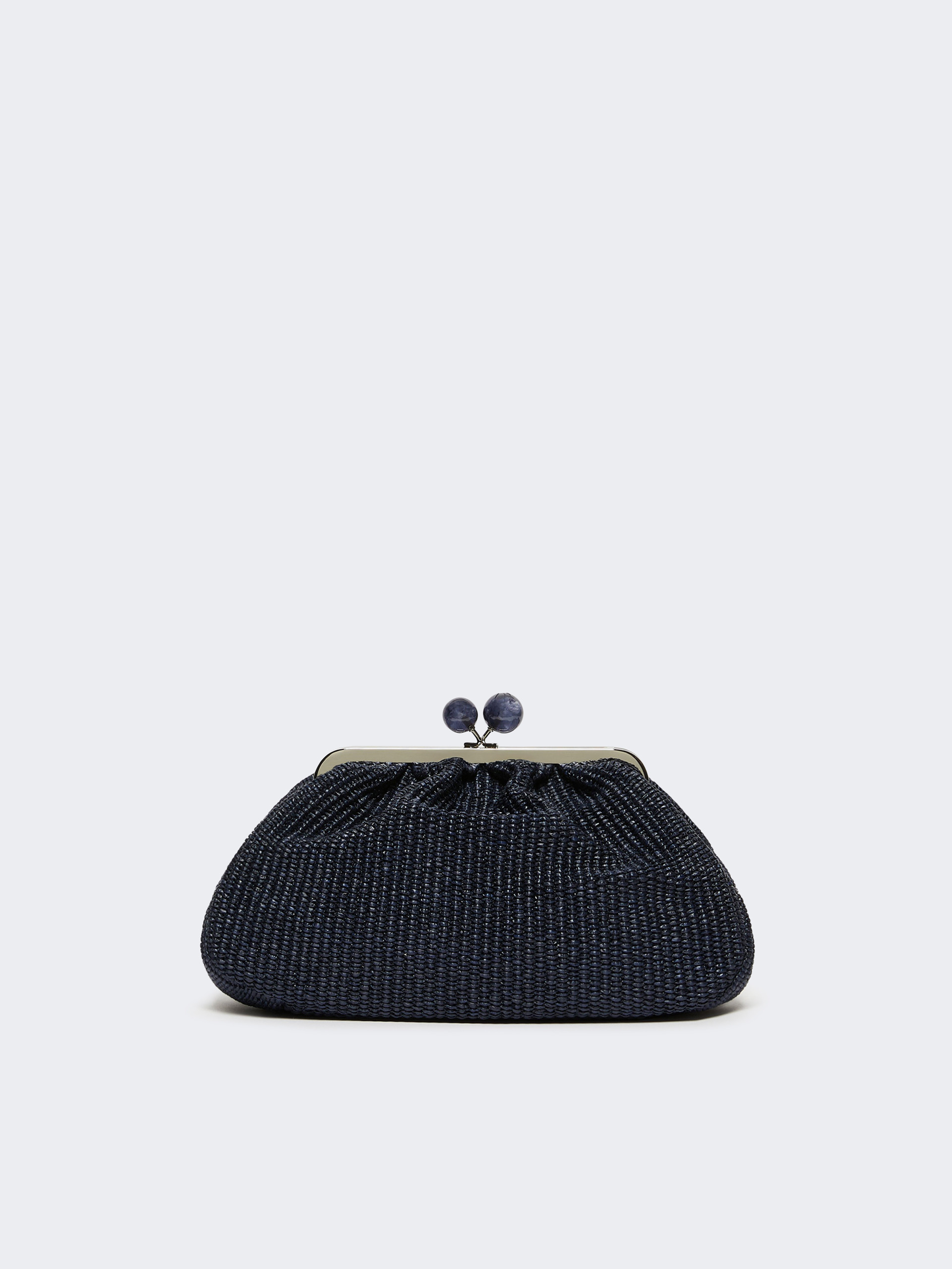 Medium raffia-effect Pasticcino bag - ULTRAMARINE - Weekend Max Mara - 3