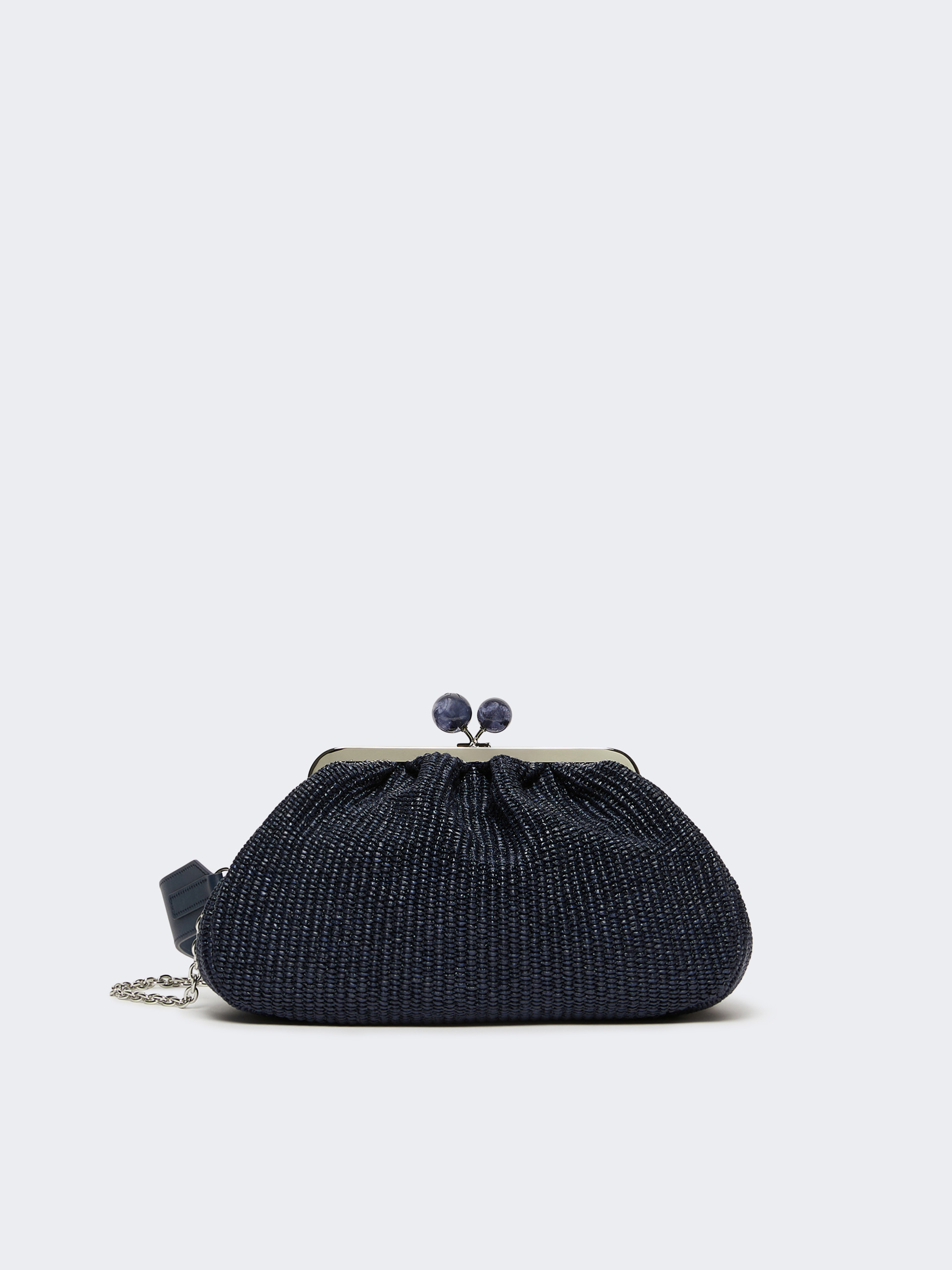 Medium raffia-effect Pasticcino bag - ULTRAMARINE - Weekend Max Mara