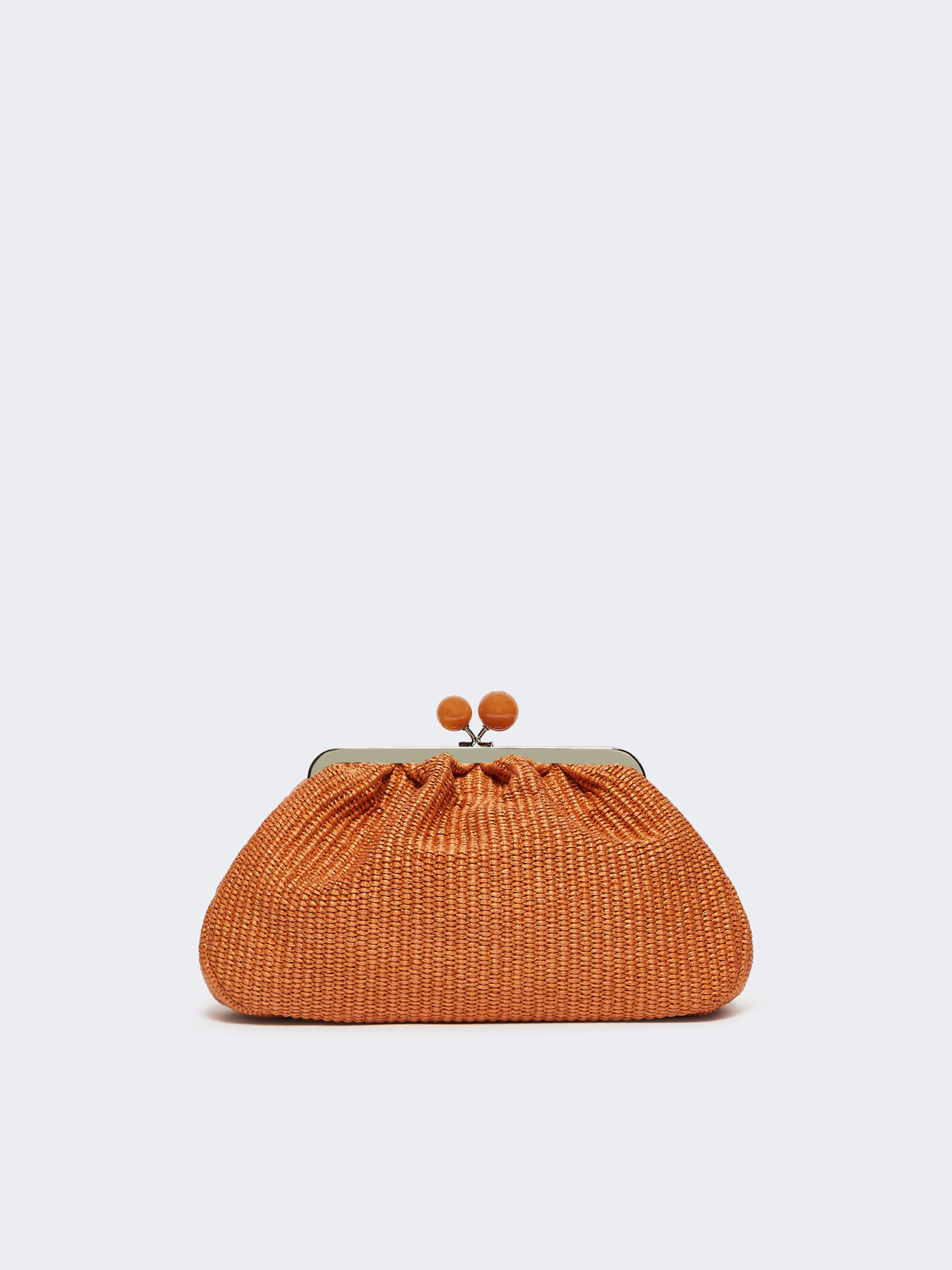 Medium raffia-effect Pasticcino bag - SALMON - Weekend Max Mara - 3