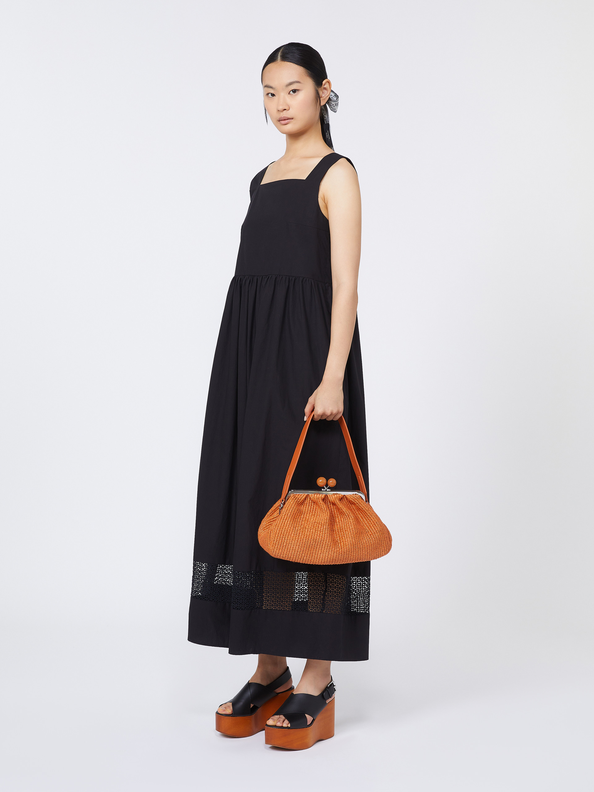 Medium raffia-effect Pasticcino bag - SALMON - Weekend Max Mara - 7