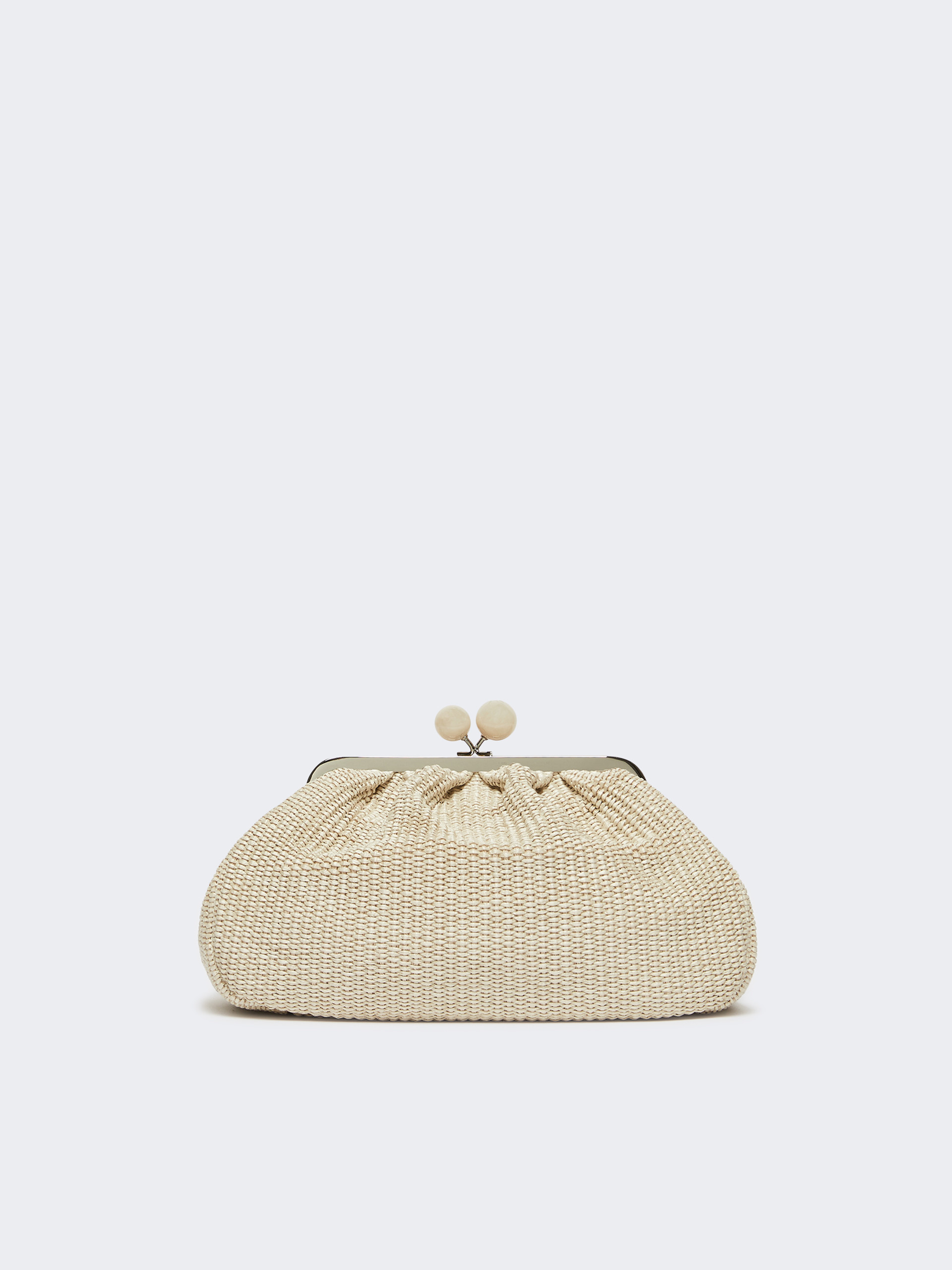 Medium raffia-effect Pasticcino bag - TURTLEDOVE - Weekend Max Mara - 3