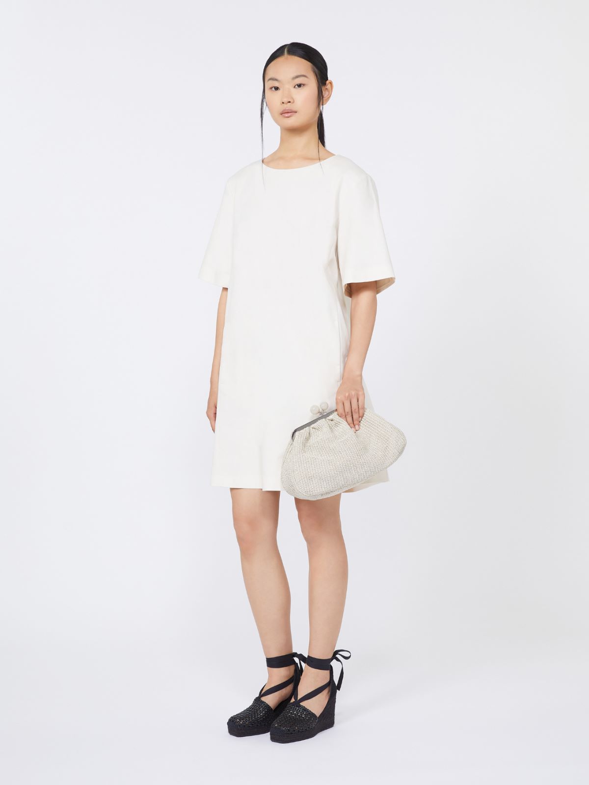 Medium raffia-effect Pasticcino bag - TURTLEDOVE - Weekend - 7