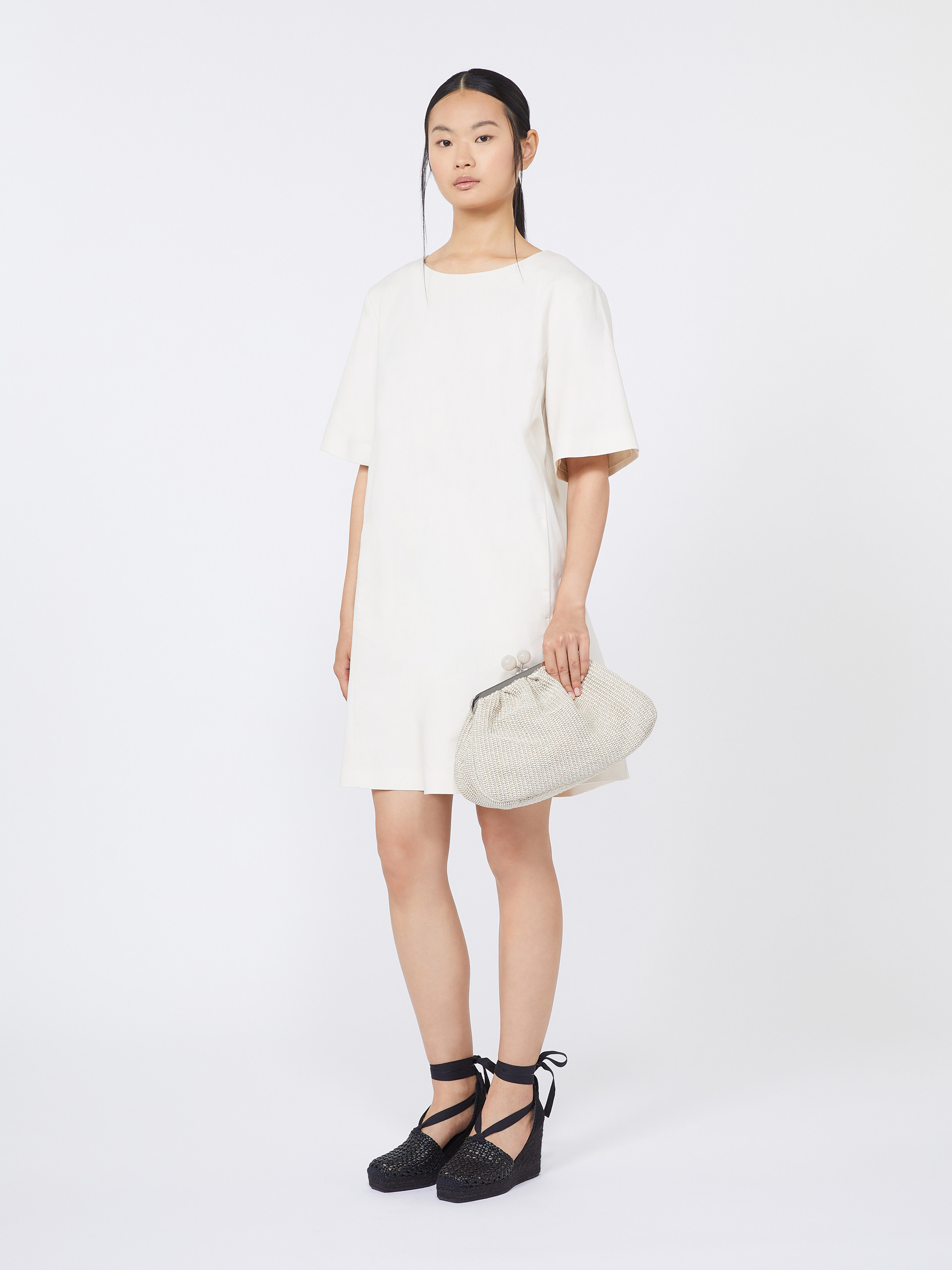 Medium raffia-effect Pasticcino bag - TURTLEDOVE - Weekend Max Mara - 8
