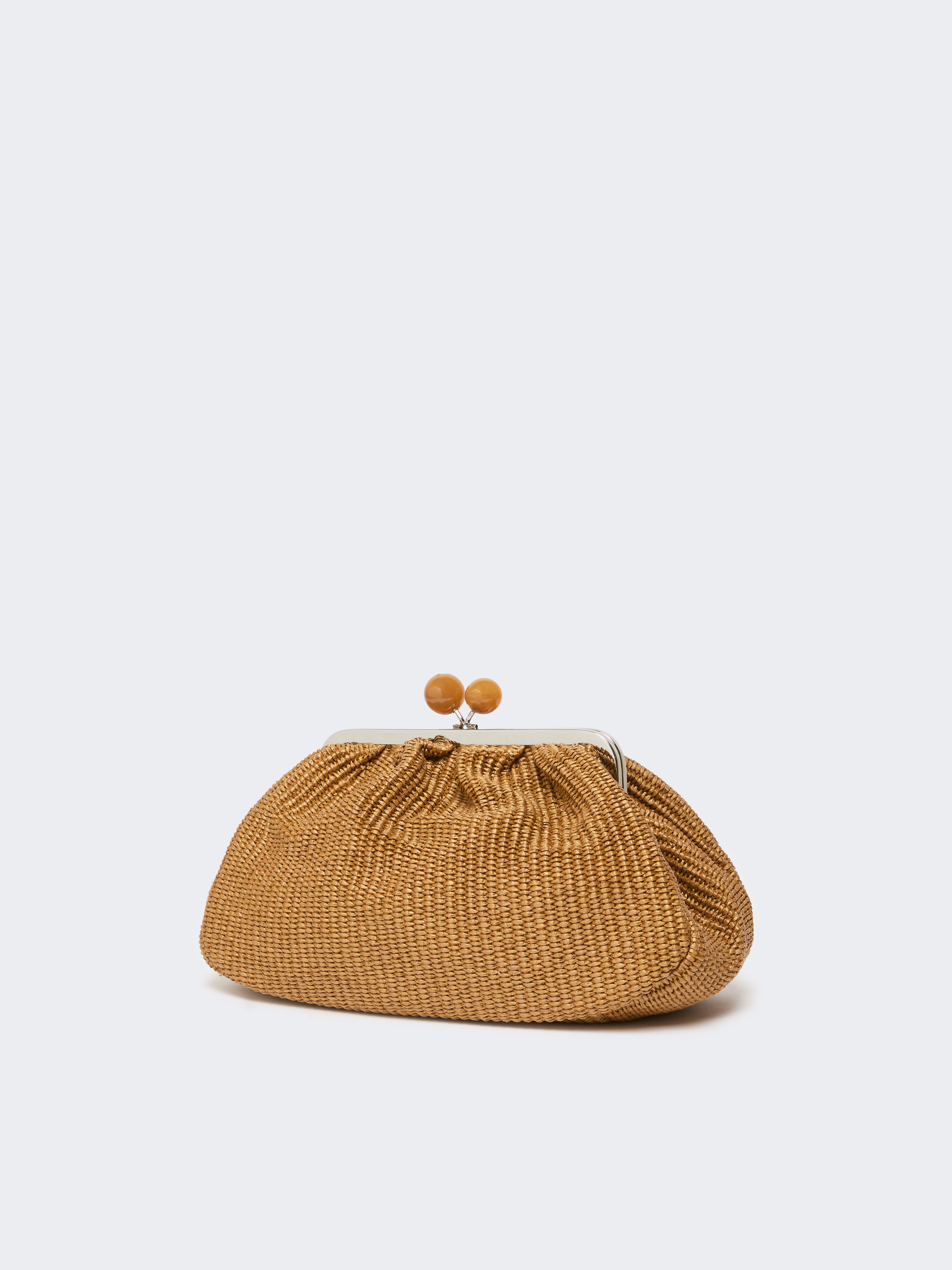 Medium raffia-effect Pasticcino bag - TANGERINE - Weekend Max Mara - 2
