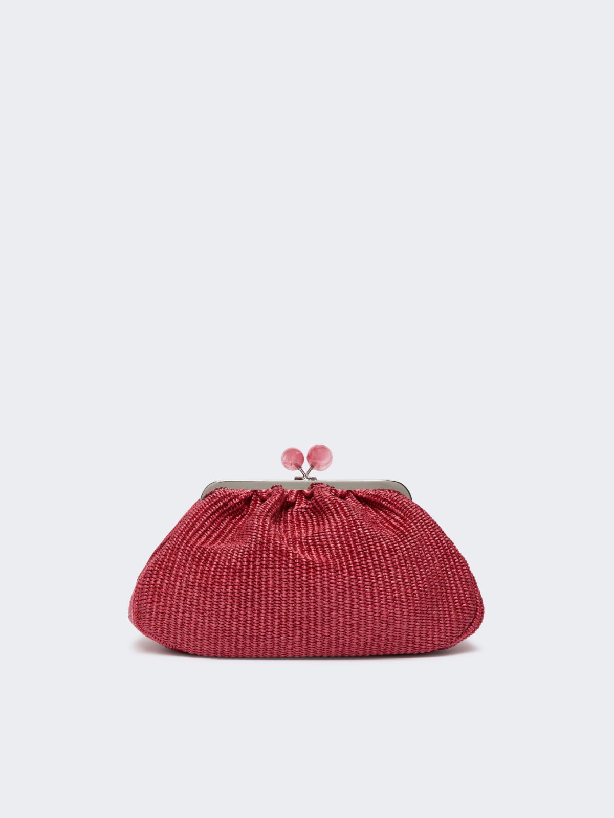 Pasticcino Bag medium effetto rafia - ROSA ANTICO - Weekend - 3