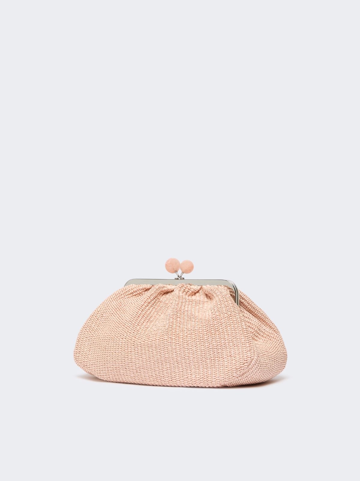 Medium raffia-effect Pasticcino bag - ANTIQUE ROSE - Weekend - 2