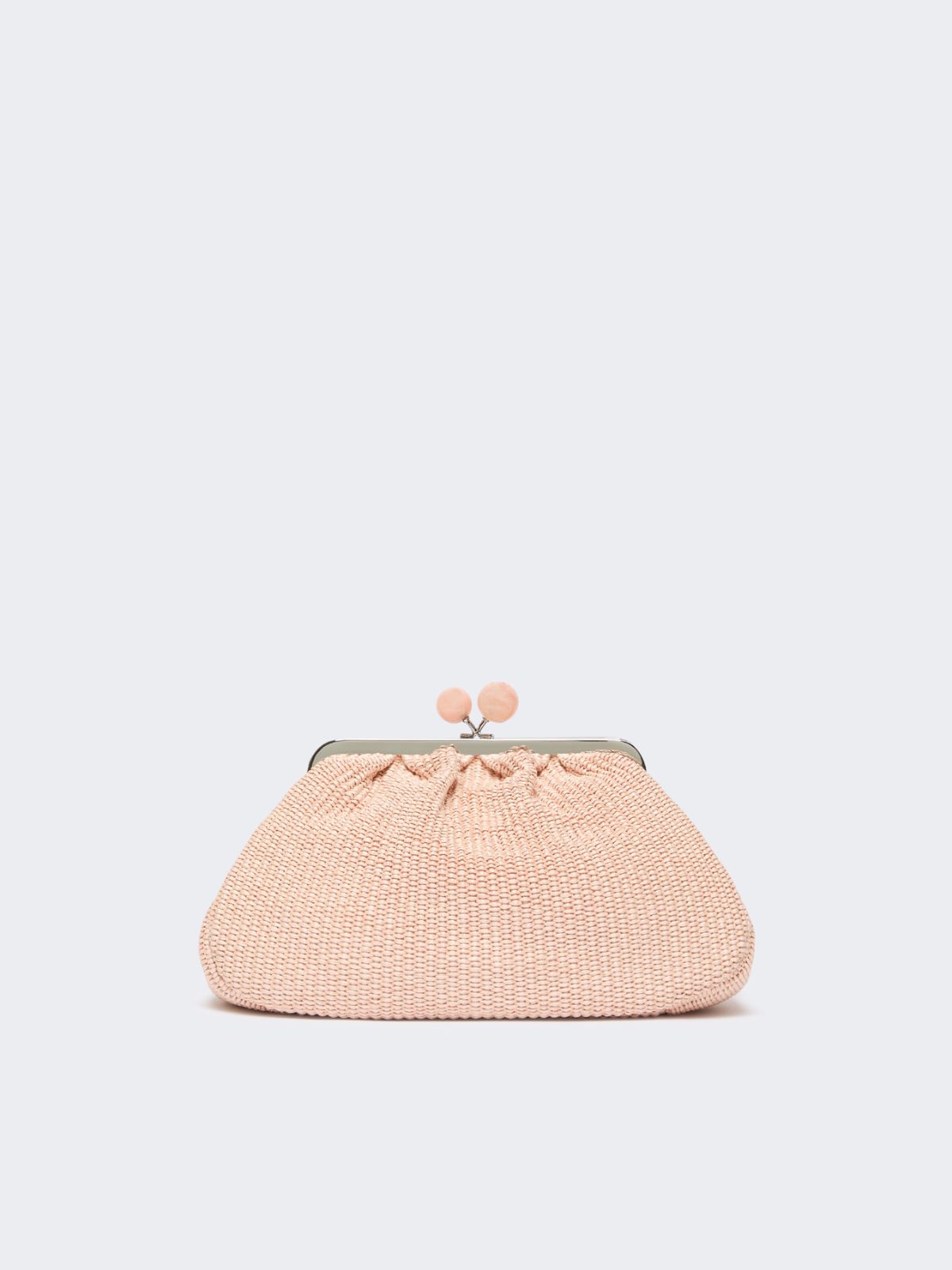 Medium raffia-effect Pasticcino bag - ANTIQUE ROSE - Weekend - 3