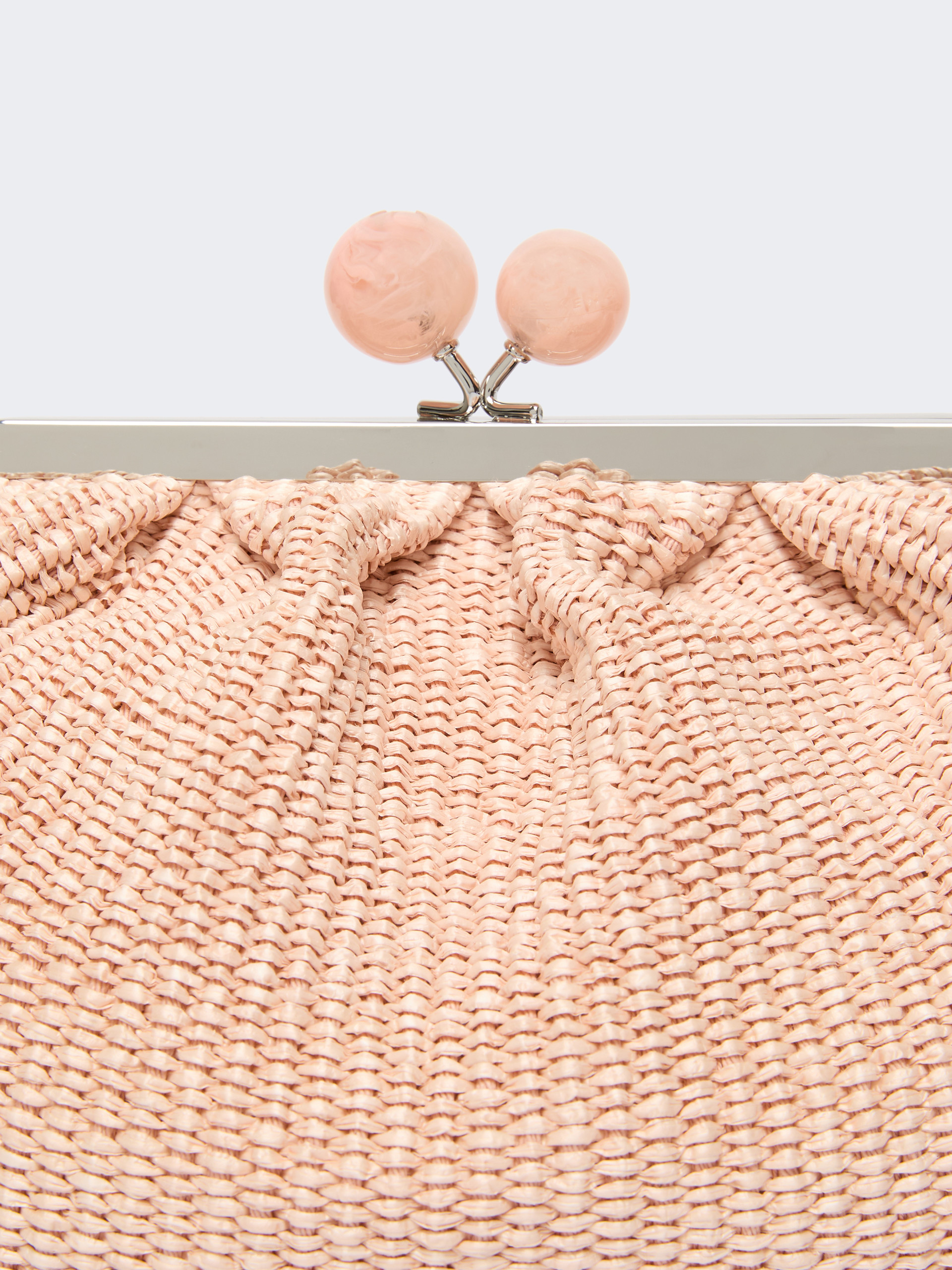 Medium raffia-effect Pasticcino bag - ANTIQUE ROSE - Weekend Max Mara - 5