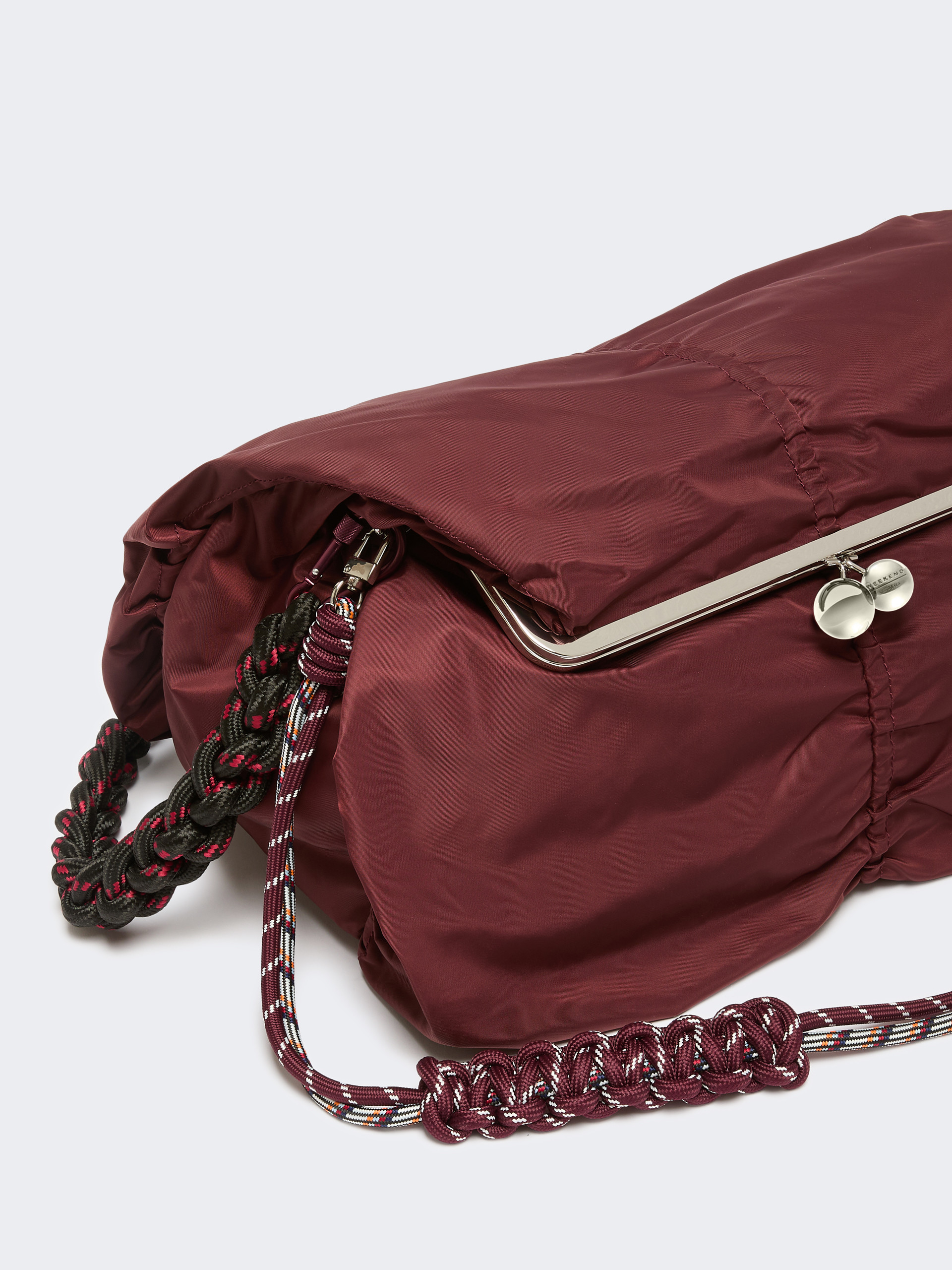 Extra-large technical gabardine Pasticcino Bag - BORDEAUX - Weekend Max Mara - 4