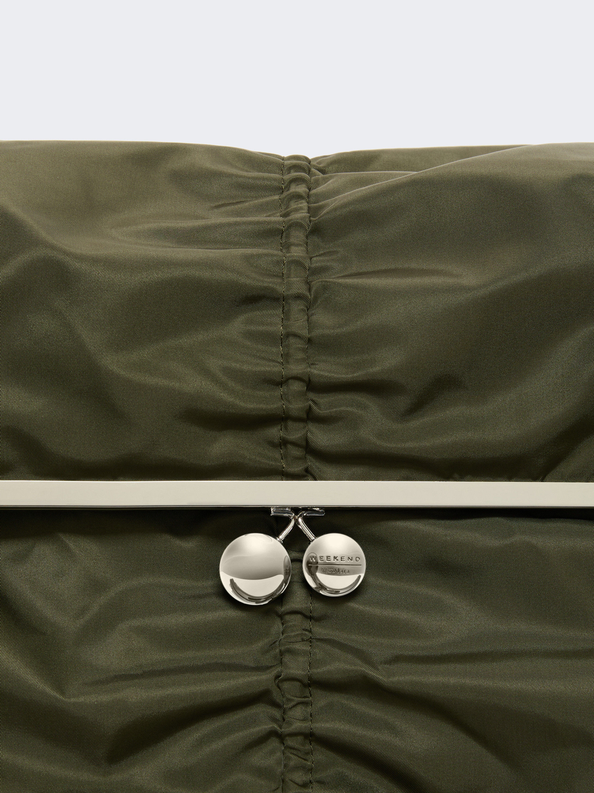 Extra-large technical gabardine Pasticcino Bag - SAGE GREEN - Weekend Max Mara - 5