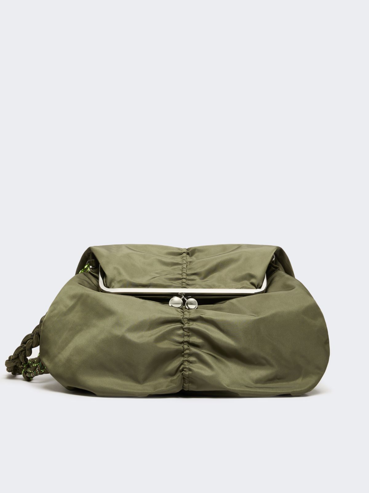 Extra-large technical gabardine Pasticcino Bag - SAGE GREEN - Weekend