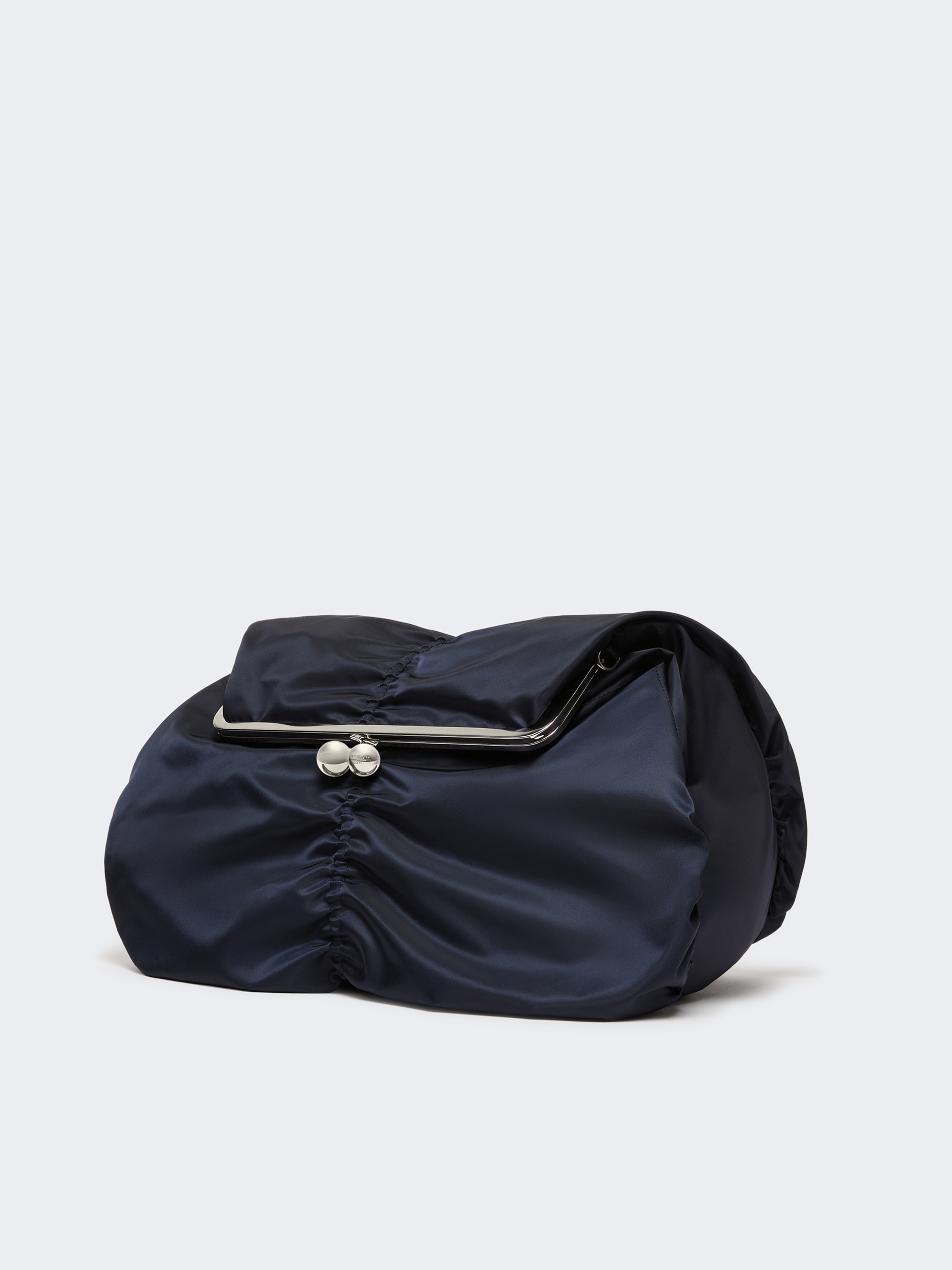 Extra-large technical gabardine Pasticcino Bag, ultramarine