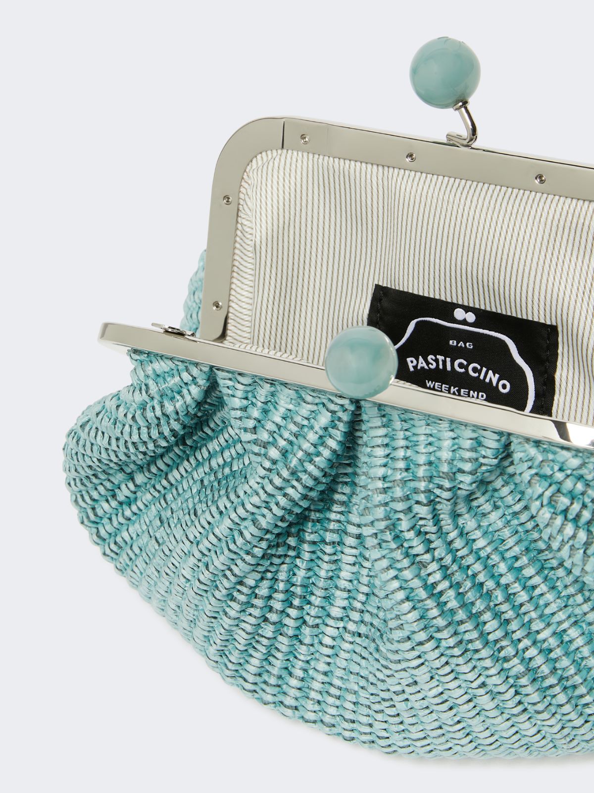 Small raffia-effect Pasticcino Bag - OIL - Weekend - 6