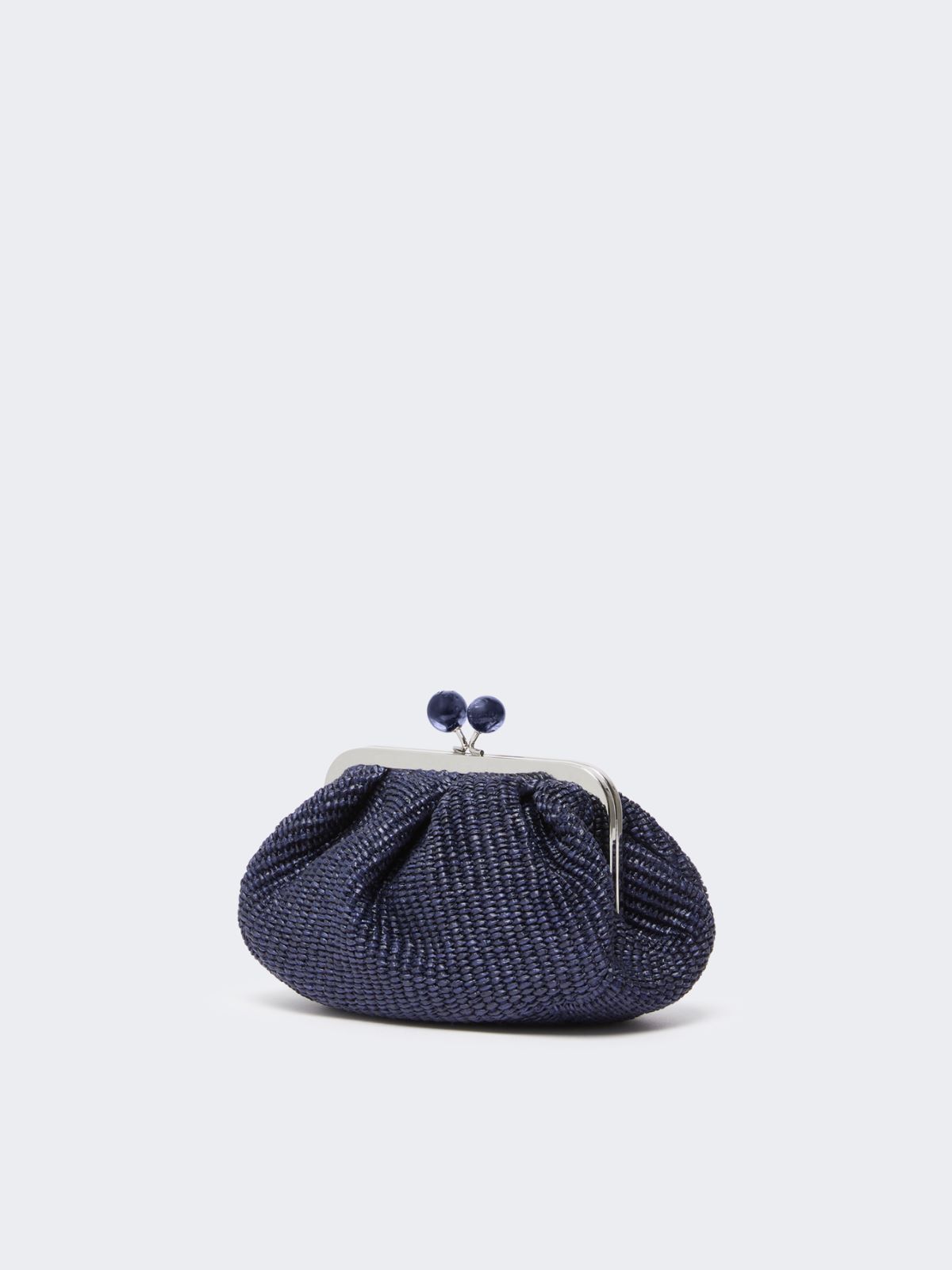 Small raffia-effect Pasticcino Bag - ULTRAMARINE - Weekend - 2