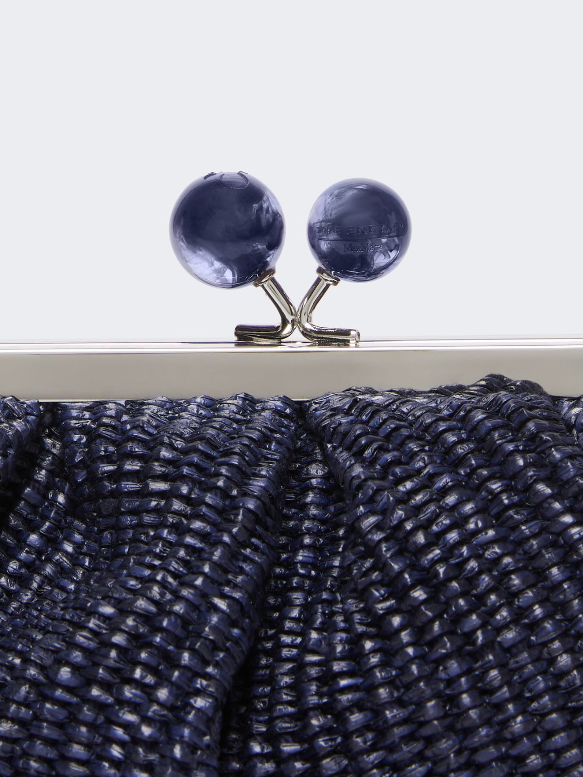 Small raffia-effect Pasticcino Bag - ULTRAMARINE - Weekend - 5