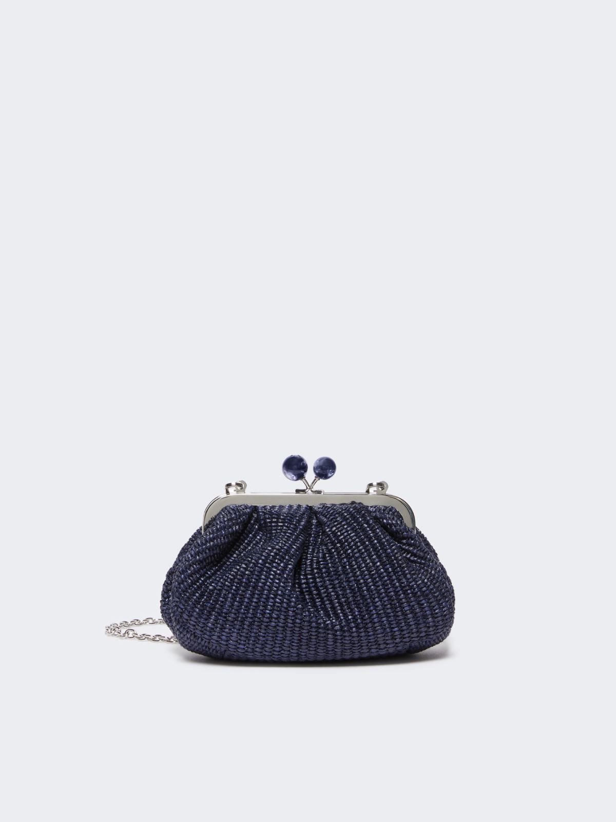 Small raffia-effect Pasticcino Bag - ULTRAMARINE - Weekend