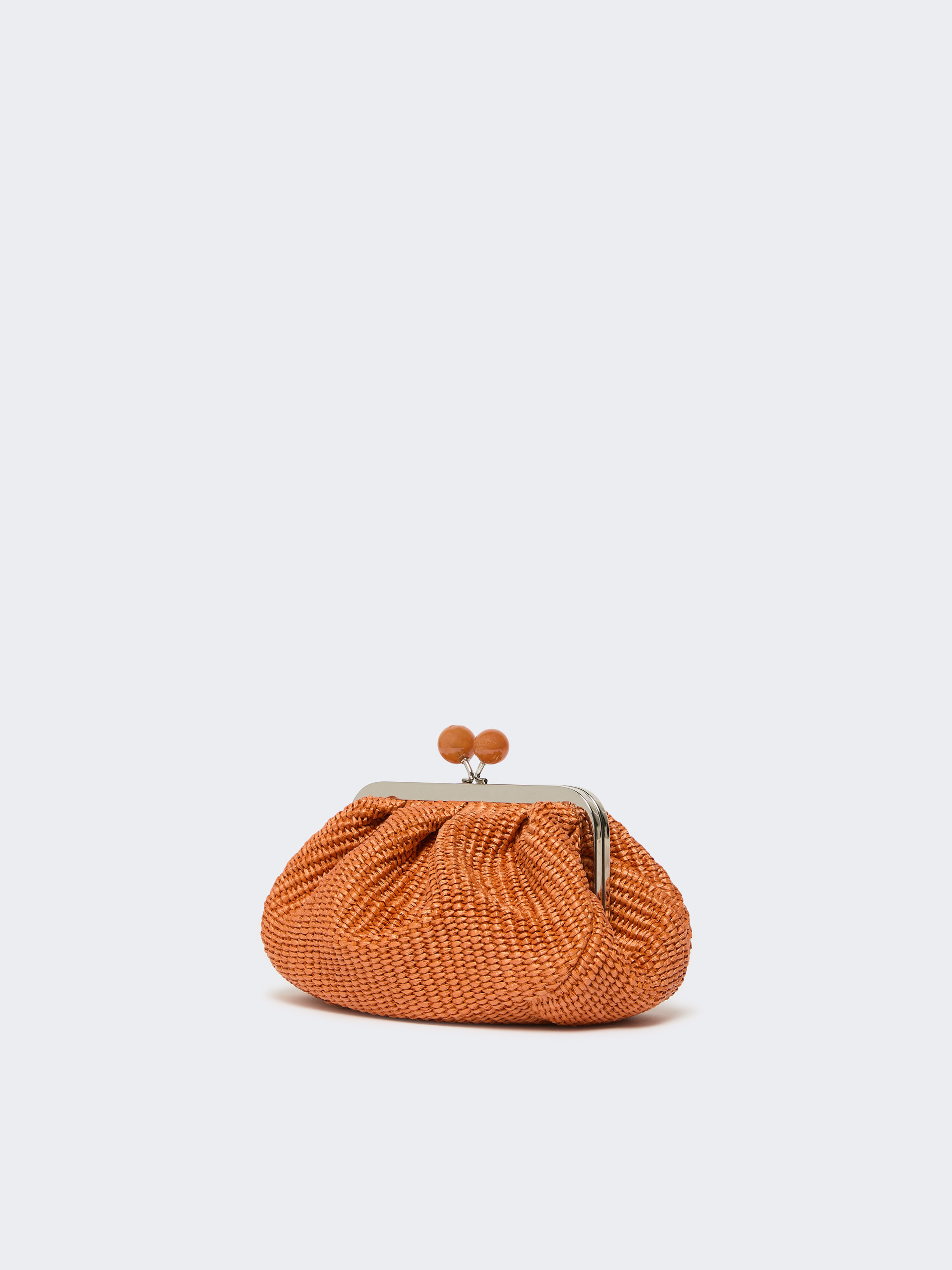 Small raffia-effect Pasticcino Bag - SALMON - Weekend Max Mara - 2