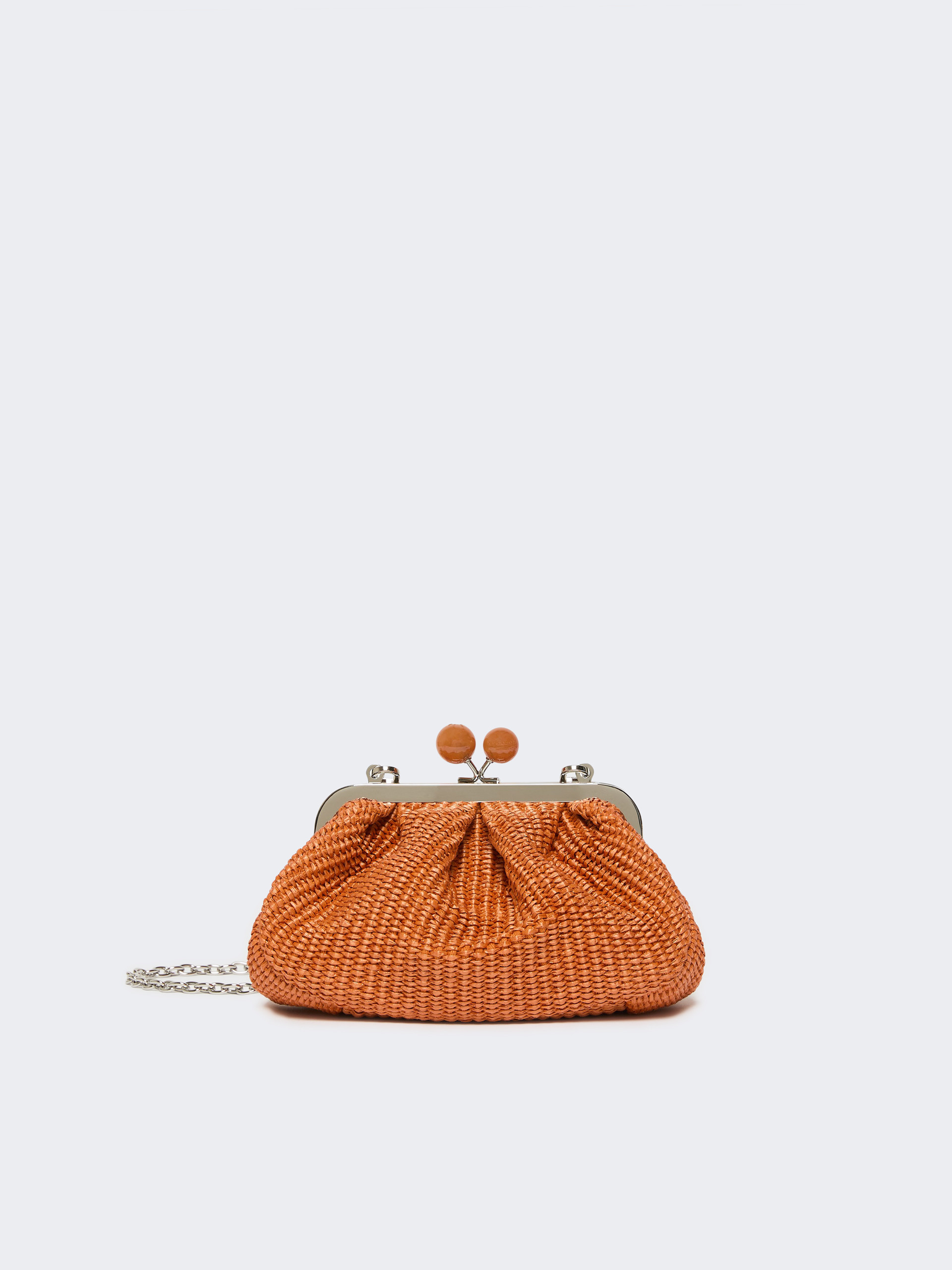 Small raffia-effect Pasticcino Bag - SALMON - Weekend Max Mara