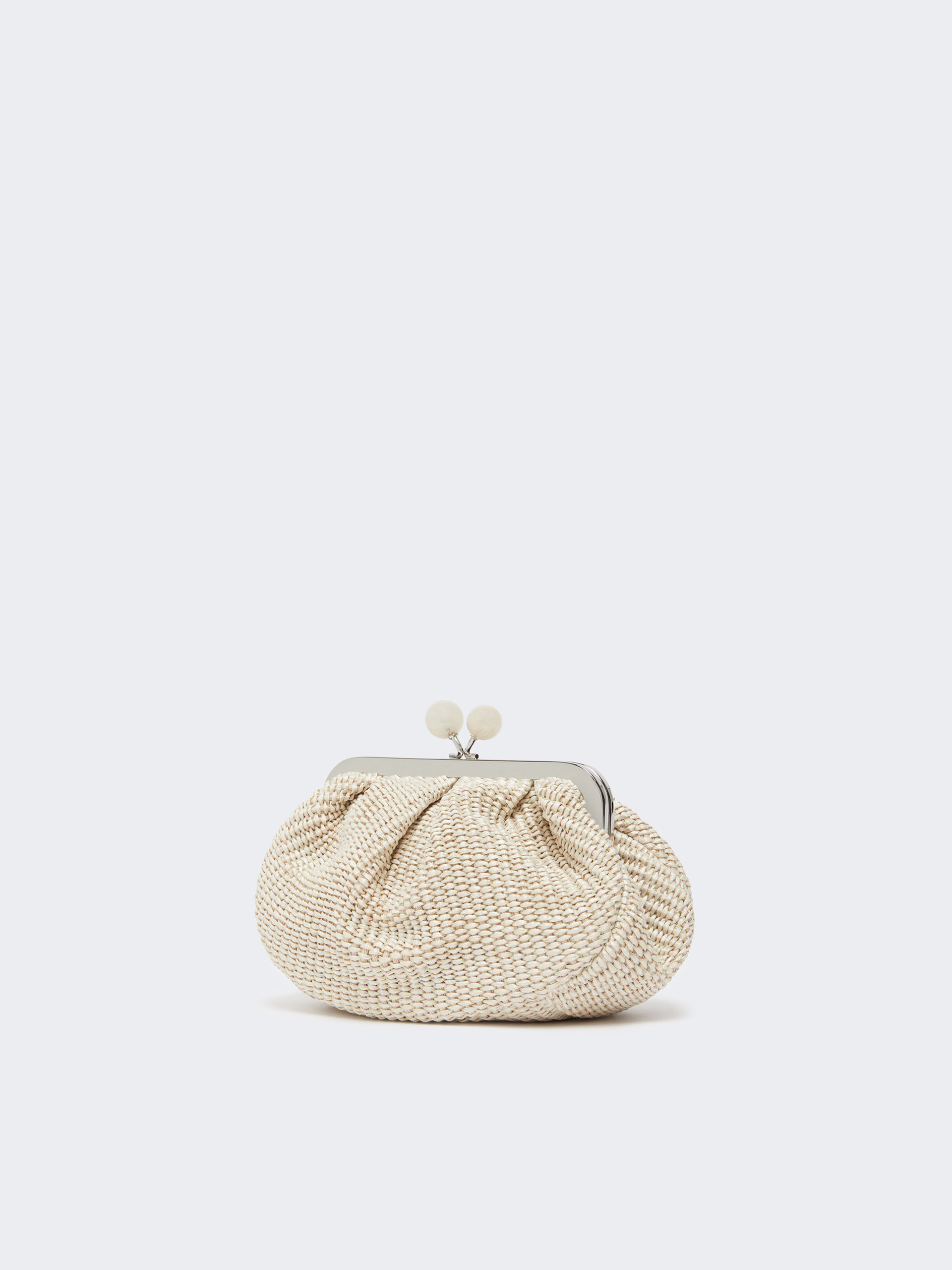 Small raffia-effect Pasticcino Bag - TURTLEDOVE - Weekend Max Mara - 2