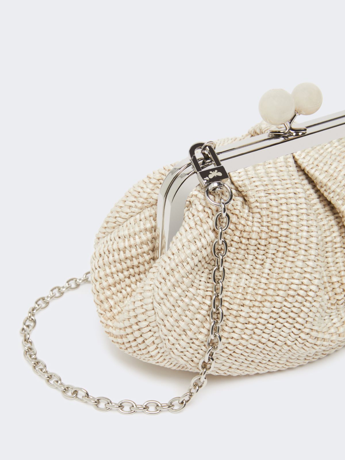 Small raffia-effect Pasticcino Bag - TURTLEDOVE - Weekend - 4
