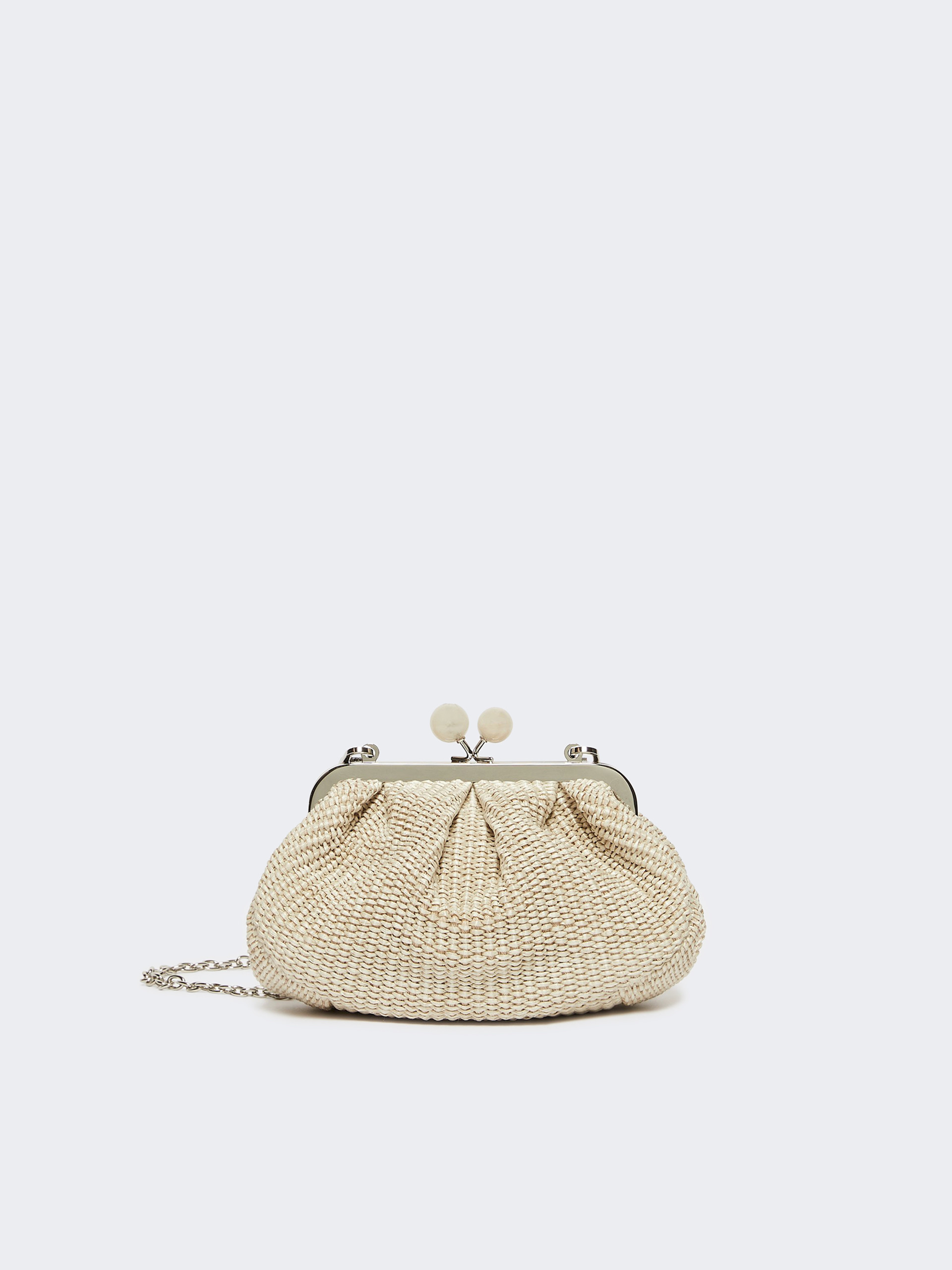 Small raffia-effect Pasticcino Bag - TURTLEDOVE - Weekend Max Mara