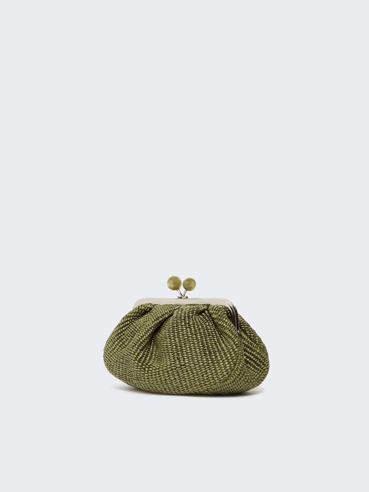 Small raffia-effect Pasticcino Bag - SAGE GREEN - Weekend - 2