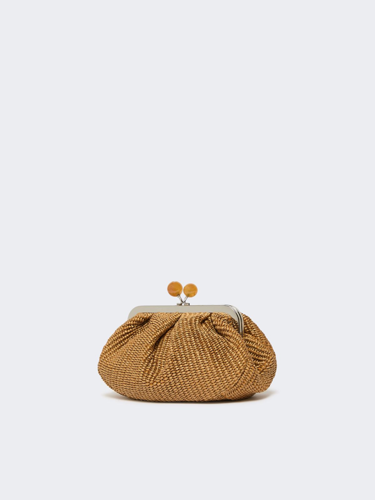 Small raffia-effect Pasticcino Bag - TANGERINE - Weekend - 2