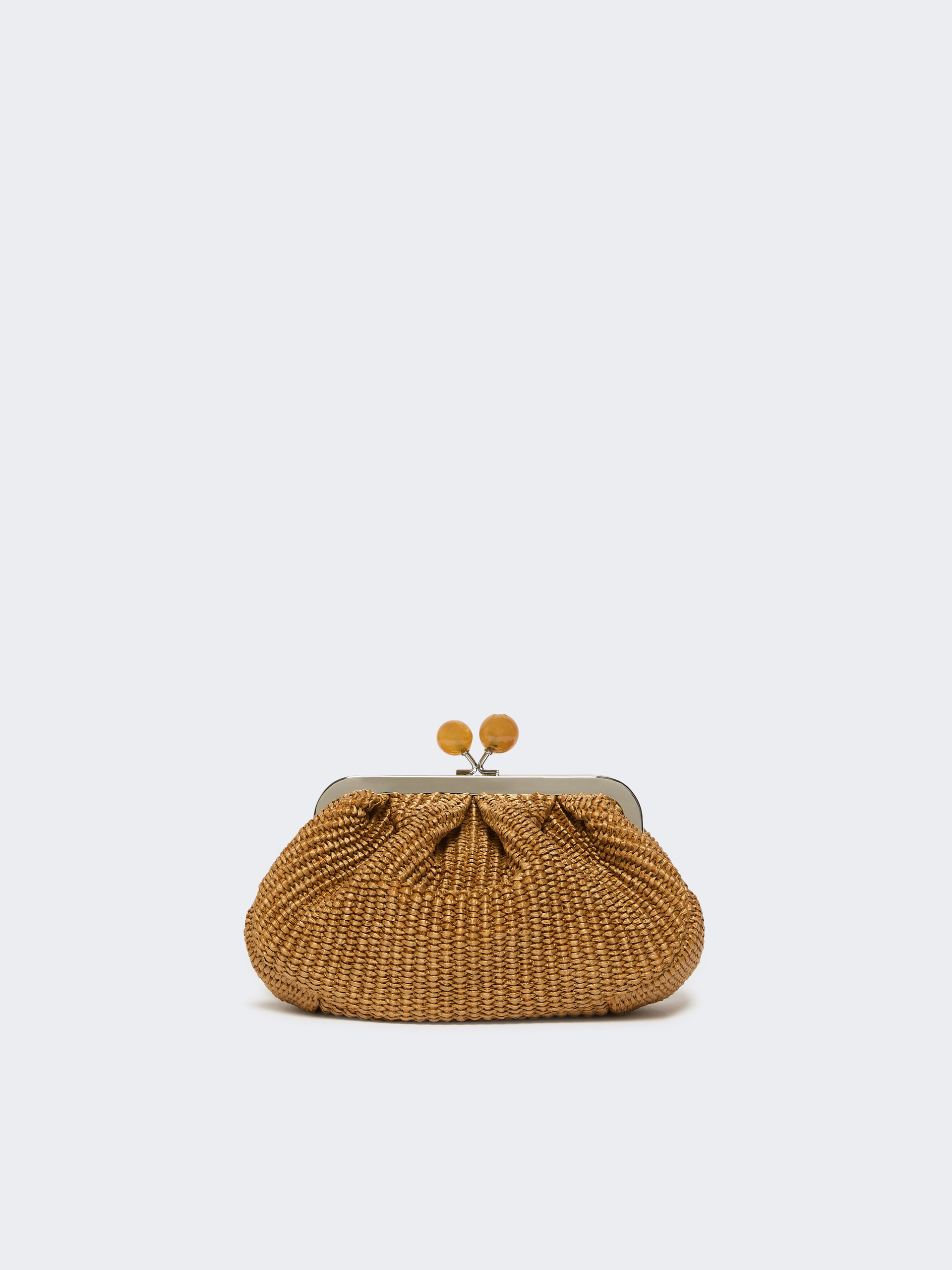 Small raffia-effect Pasticcino Bag - TANGERINE - Weekend Max Mara - 3