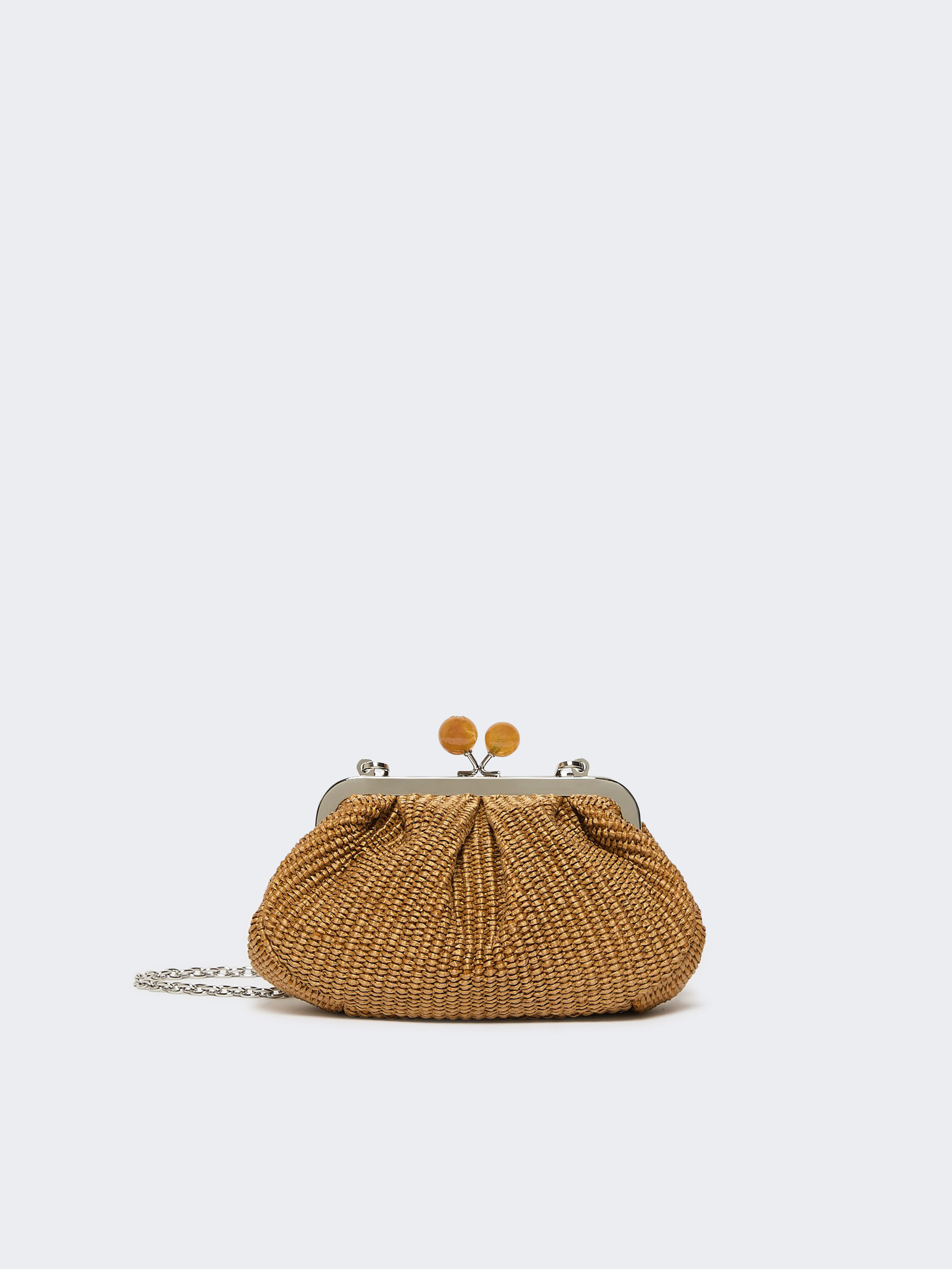 Small raffia-effect Pasticcino Bag - TANGERINE - Weekend Max Mara